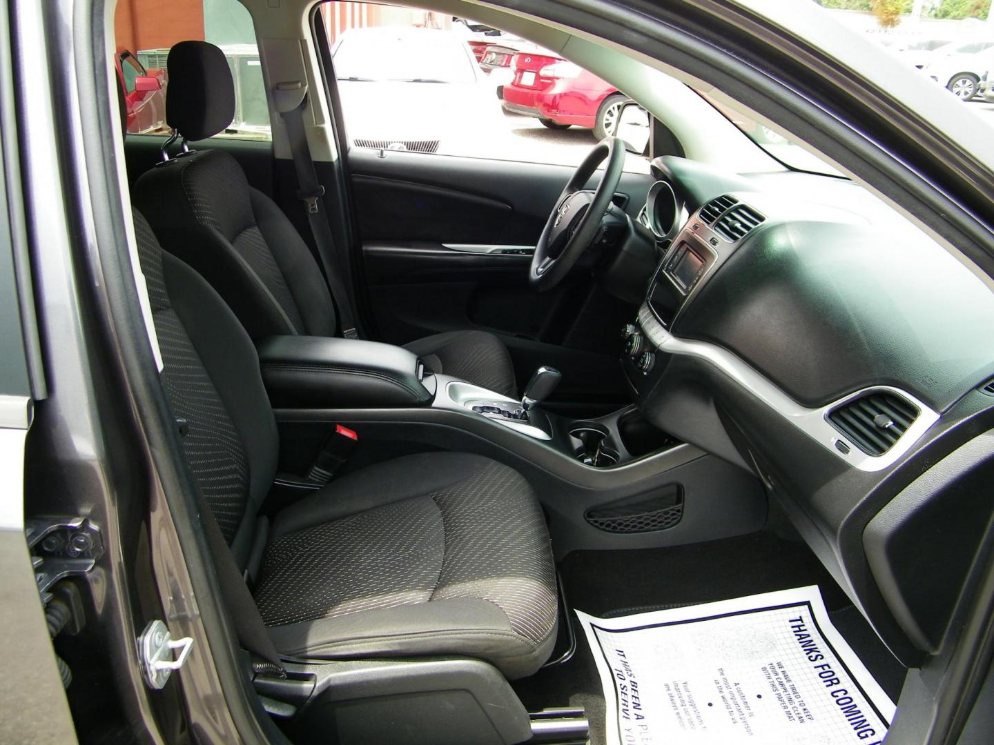 2015 Gray /Gray Dodge Journey SXT (3C4PDCBGXFT) with an 3.6L V6 DOHC 24V engine, 6-Speed Automatic transmission, located at 4000 Bee Ridge Road, Sarasota, FL, 34233, (941) 926-0300, 27.298664, -82.489151 - Photo#16