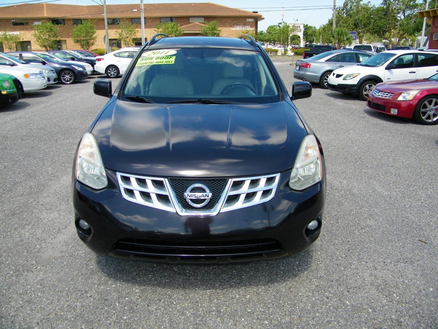 2011 Black /Grey Nissan Rogue SL 2WD (JN8AS5MT7BW) with an 2.5L L4 DOHC 16V engine, Automatic transmission, located at 4000 Bee Ridge Road, Sarasota, FL, 34233, (941) 926-0300, 27.298664, -82.489151 - Photo#1