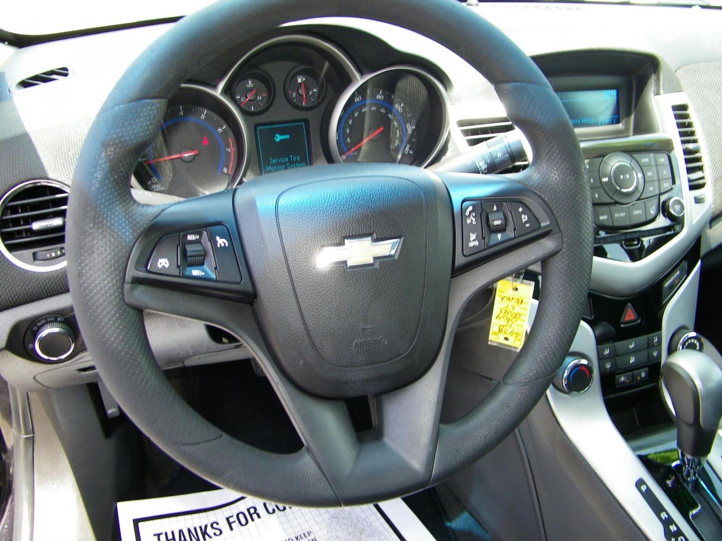 2015 Black /Black Chevrolet Cruze 1LT Auto (1G1PC5SB7F7) with an 1.4L L4 DOHC 16V TURBO engine, 6-Speed Automatic transmission, located at 4000 Bee Ridge Road, Sarasota, FL, 34233, (941) 926-0300, 27.298664, -82.489151 - Photo#18