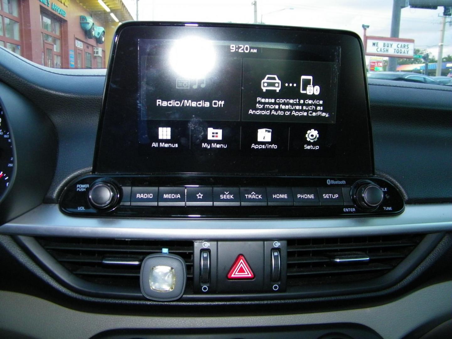 2021 Black /Black Kia Forte FE (3KPF24AD8ME) with an 2.0L L4 DOHC 16V engine, CVT transmission, located at 4000 Bee Ridge Road, Sarasota, FL, 34233, (941) 926-0300, 27.298664, -82.489151 - Photo#22