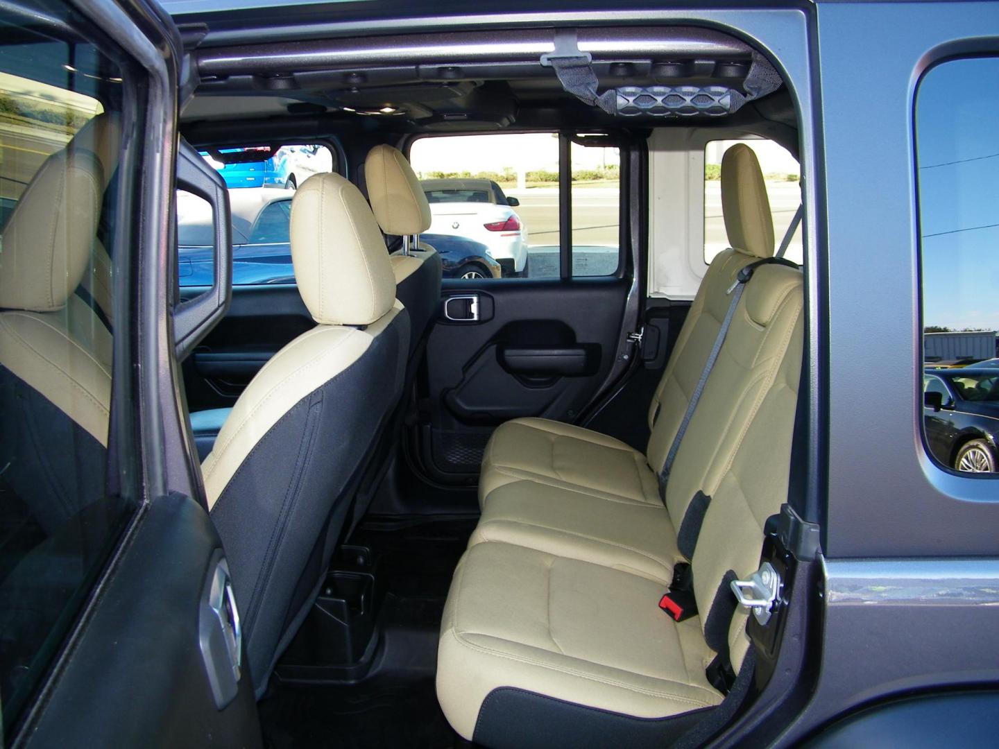 2023 Gray /Tan Jeep Wrangler Unlimited Sport (1C4HJXDG9PW) with an 3.6L V6 DOHC 24V FFV engine, 6A transmission, located at 4000 Bee Ridge Road, Sarasota, FL, 34233, (941) 926-0300, 27.298664, -82.489151 - Photo#10