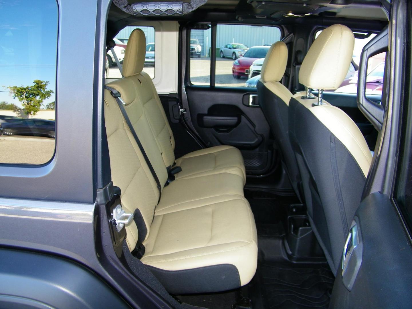 2023 Gray /Tan Jeep Wrangler Unlimited Sport (1C4HJXDG9PW) with an 3.6L V6 DOHC 24V FFV engine, 6A transmission, located at 4000 Bee Ridge Road, Sarasota, FL, 34233, (941) 926-0300, 27.298664, -82.489151 - Photo#16