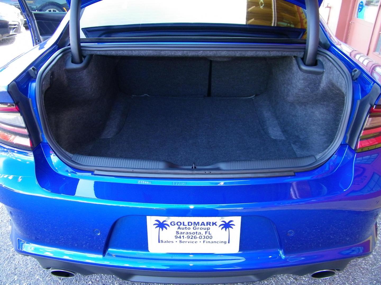 2020 Blue /Black Dodge Charger Scat Pack (2C3CDXGJ6LH) with an 6.4L V8 OHV 16V engine, 5A transmission, located at 4000 Bee Ridge Road, Sarasota, FL, 34233, (941) 926-0300, 27.298664, -82.489151 - Photo#20