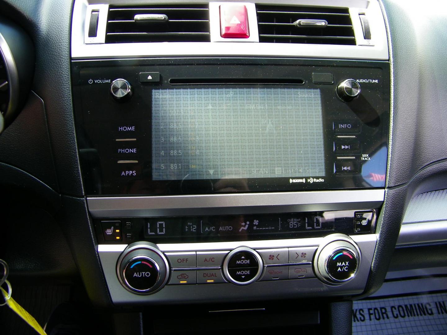 2015 White /Grey Subaru Outback 2.5i Premium (4S4BSBFC0F3) with an 2.5L H4 DOHC 16V engine, 6-Speed Automatic transmission, located at 4000 Bee Ridge Road, Sarasota, FL, 34233, (941) 926-0300, 27.298664, -82.489151 - Photo#23