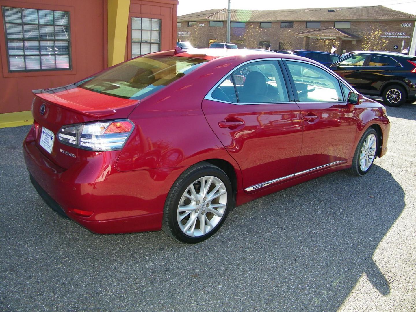 2010 Red /Black Lexus HS 250h Premium (JTHBB1BA8A2) with an 2.4L L4 DOHC 16V HYBRID engine, Automatic transmission, located at 4000 Bee Ridge Road, Sarasota, FL, 34233, (941) 926-0300, 27.298664, -82.489151 - Photo#7