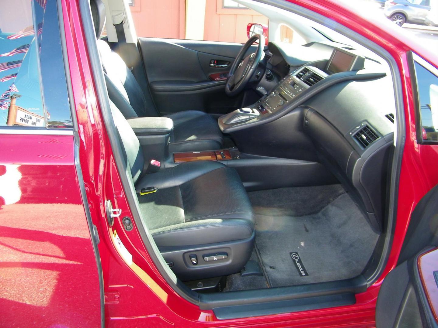 2010 Red /Black Lexus HS 250h Premium (JTHBB1BA8A2) with an 2.4L L4 DOHC 16V HYBRID engine, Automatic transmission, located at 4000 Bee Ridge Road, Sarasota, FL, 34233, (941) 926-0300, 27.298664, -82.489151 - Photo#13