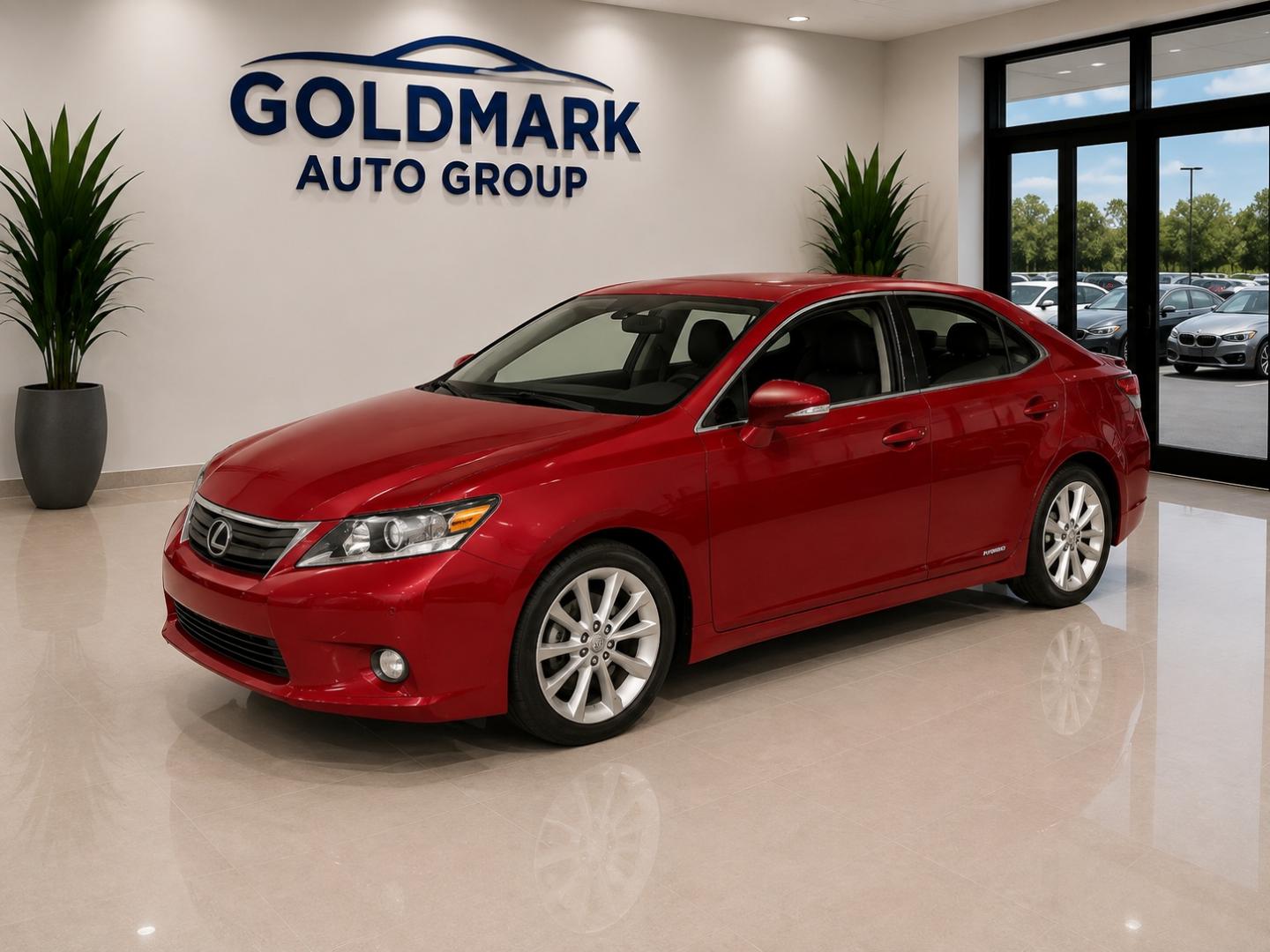 2010 Red /Black Lexus HS 250h Premium (JTHBB1BA8A2) with an 2.4L L4 DOHC 16V HYBRID engine, Automatic transmission, located at 4000 Bee Ridge Road, Sarasota, FL, 34233, (941) 926-0300, 27.298664, -82.489151- Photo#0