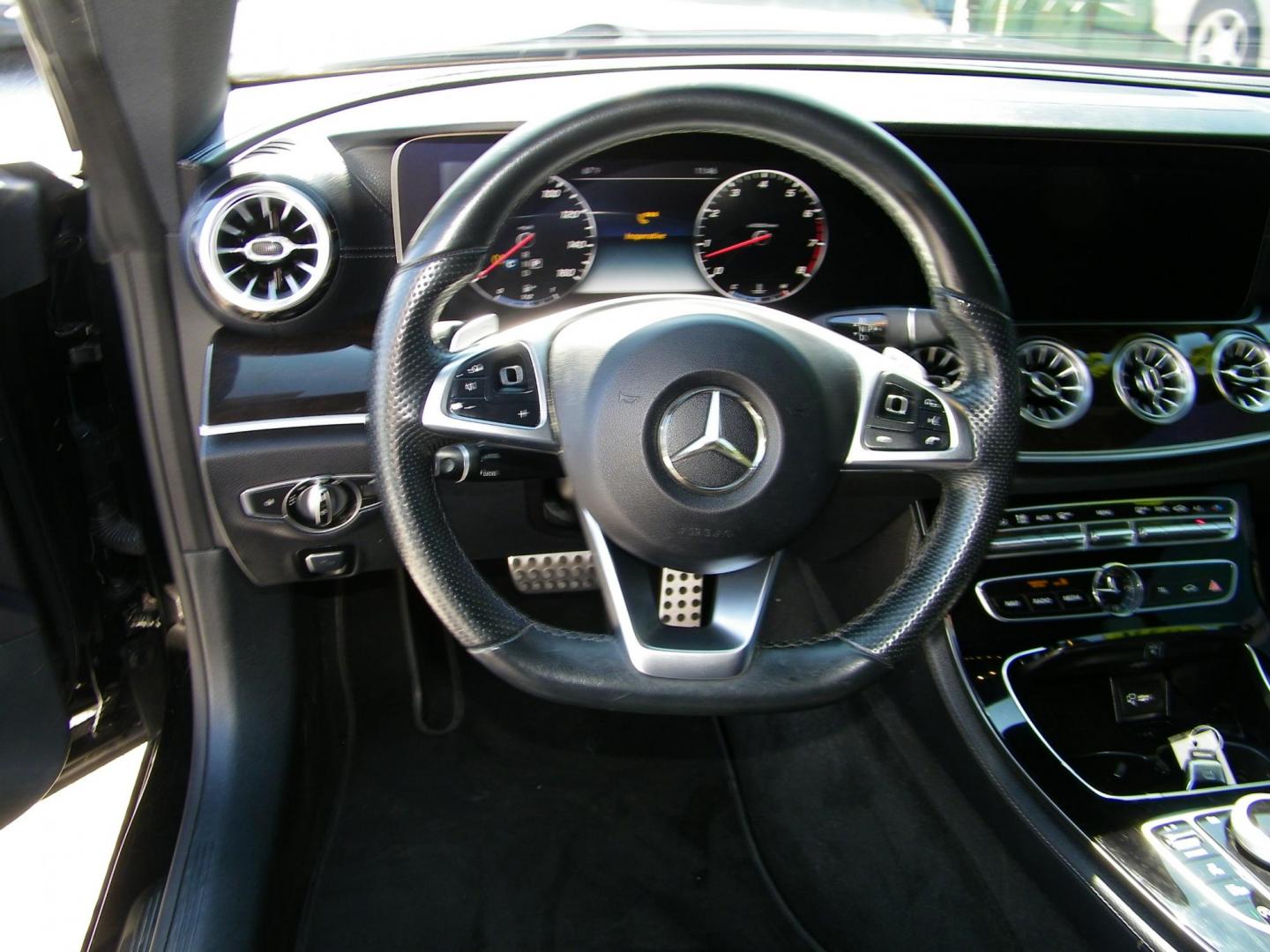 2018 Black /Black Mercedes-Benz E-Class E400 Coupe (WDD1J6FB7JF) with an 3.0L V6 DOHC 24V engine, 7A transmission, located at 4000 Bee Ridge Road, Sarasota, FL, 34233, (941) 926-0300, 27.298664, -82.489151 - Photo#13