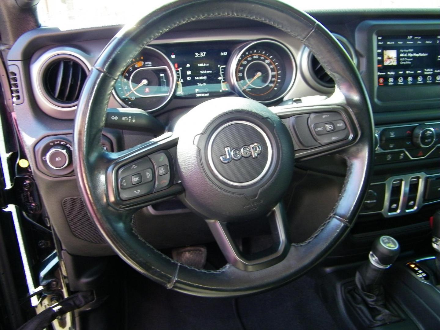 2021 Black /Black Jeep Wrangler Sport (1C4GJXAN2MW) with an 2.0L L4 DOHC 16V TURBO engine, Automatic transmission, located at 4000 Bee Ridge Road, Sarasota, FL, 34233, (941) 926-0300, 27.298664, -82.489151 - Photo#16