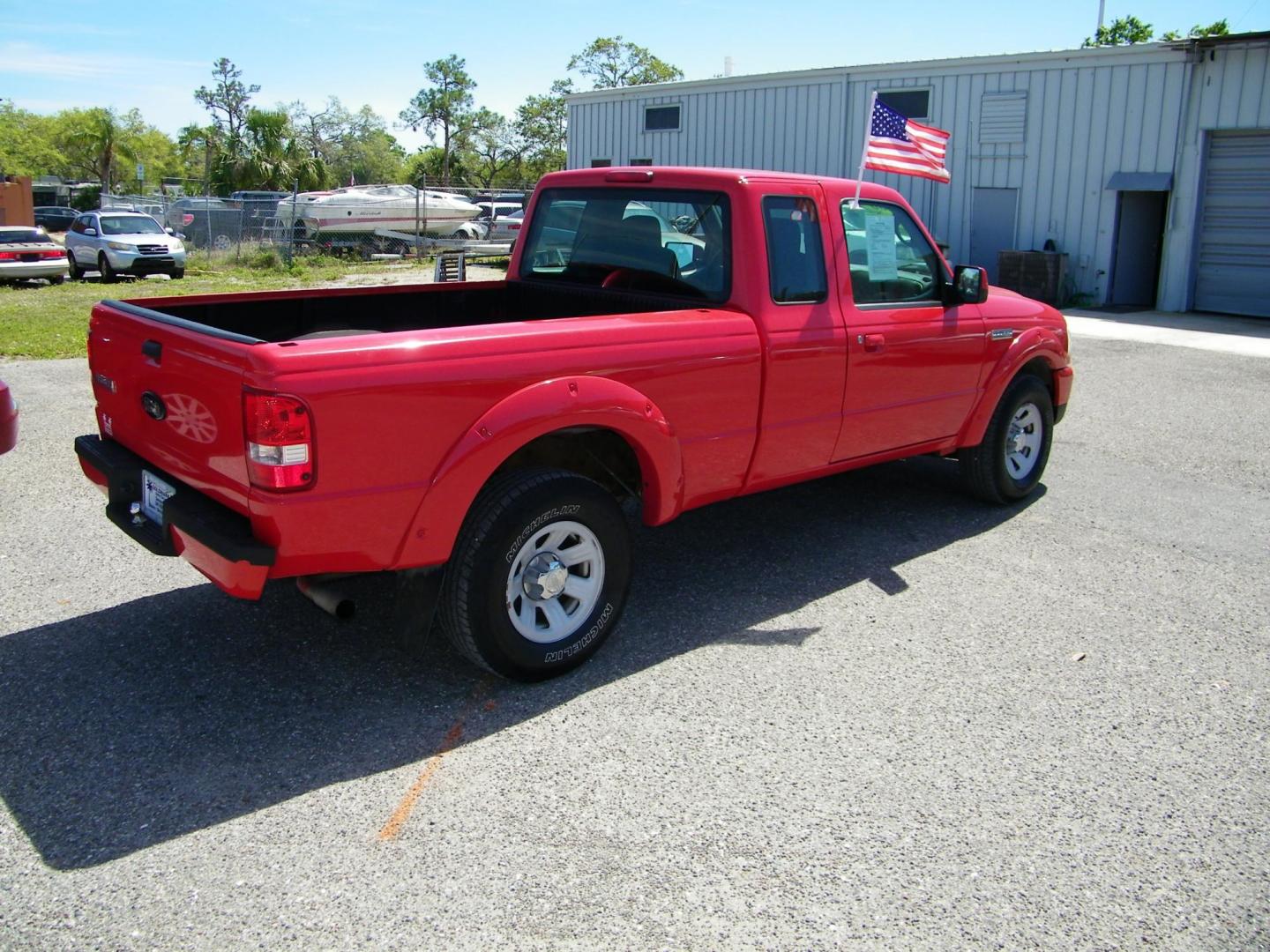2006 Red /Gray Ford Ranger Sport SuperCab 2WD (1FTYR14U96P) with an 3.0L V6 OHV 12V engine, Automatic transmission, located at 4000 Bee Ridge Road, Sarasota, FL, 34233, (941) 926-0300, 27.298664, -82.489151 - Photo#6