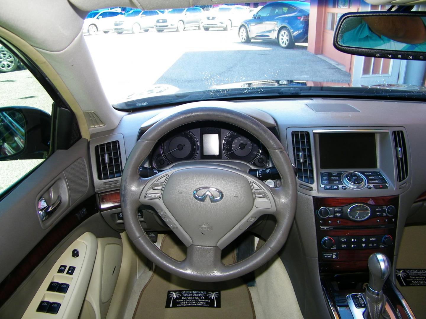 2013 Black /Black Infiniti G Sedan 37 Journey (JN1CV6AP0DM) with an 3.7L V6 DOHC 24V engine, 5-Speed Automatic transmission, located at 4000 Bee Ridge Road, Sarasota, FL, 34233, (941) 926-0300, 27.298664, -82.489151 - Photo#15