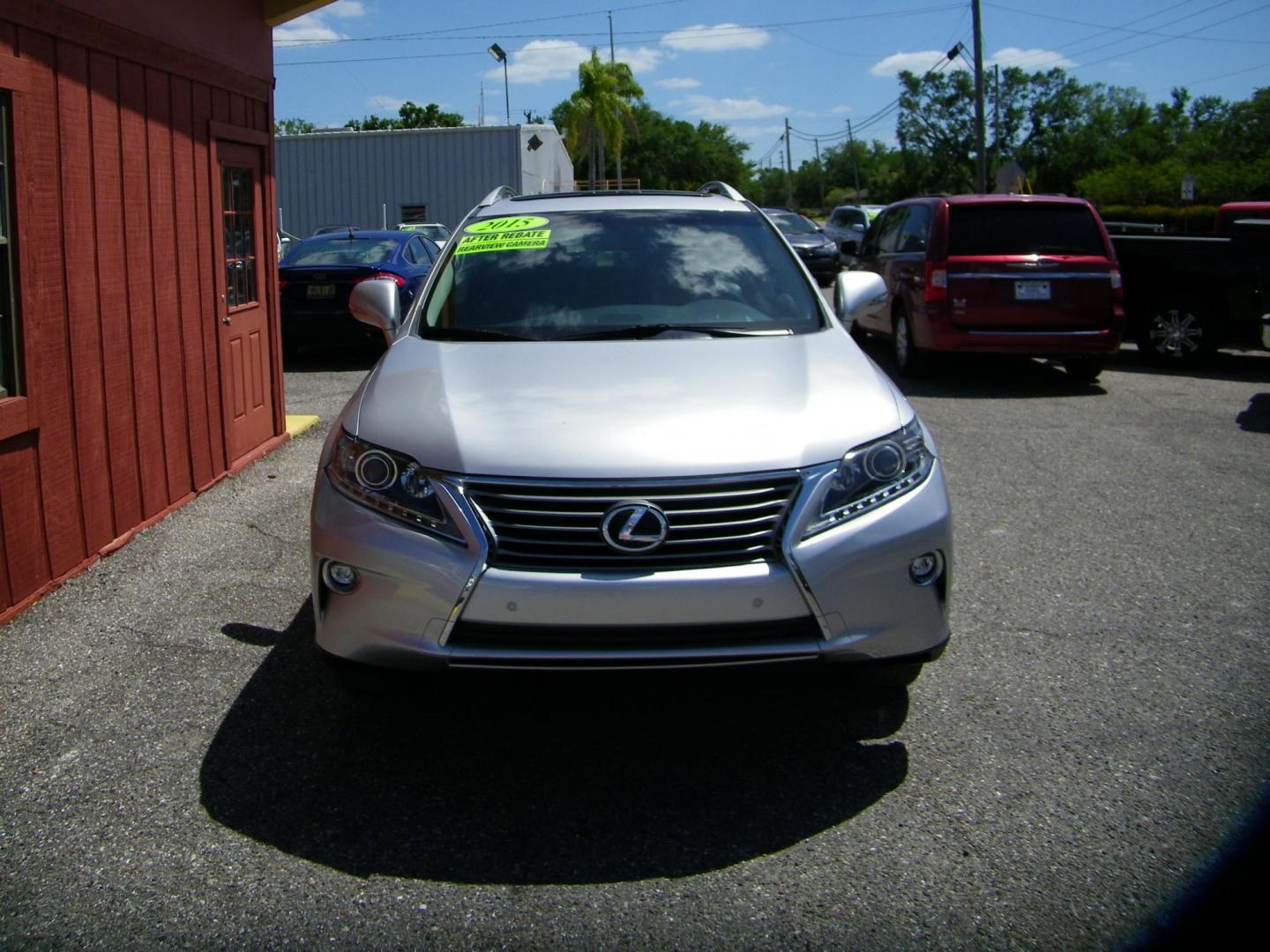 2015 Silver /Black Lexus RX 350 FWD (2T2ZK1BAXFC) with an 3.5L V6 DOHC 24V engine, 6-Speed Automatic transmission, located at 4000 Bee Ridge Road, Sarasota, FL, 34233, (941) 926-0300, 27.298664, -82.489151 - Photo#6
