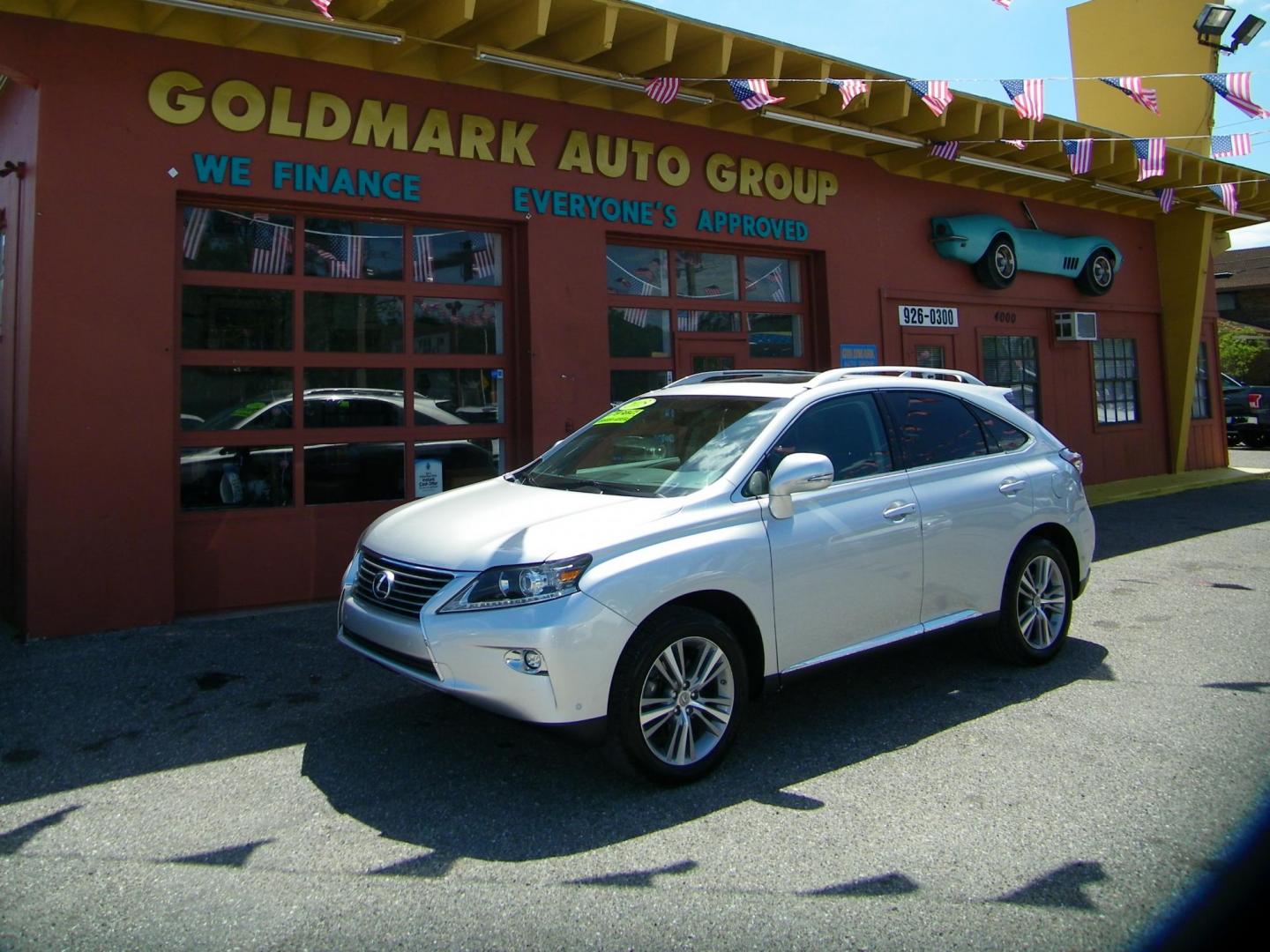 2015 Silver /Black Lexus RX 350 FWD (2T2ZK1BAXFC) with an 3.5L V6 DOHC 24V engine, 6-Speed Automatic transmission, located at 4000 Bee Ridge Road, Sarasota, FL, 34233, (941) 926-0300, 27.298664, -82.489151 - Photo#0