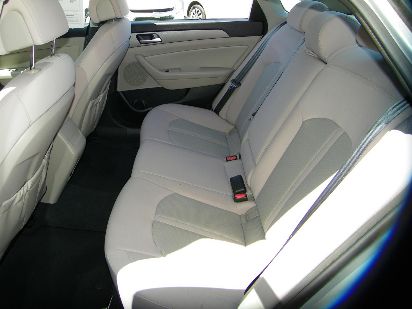 2015 Silver /Beige Hyundai Sonata ECO (5NPE24AF9FH) with an 1.6L L4 DOHC 16V engine, 7-Speed Automatic transmission, located at 4000 Bee Ridge Road, Sarasota, FL, 34233, (941) 926-0300, 27.298664, -82.489151 - Photo#10