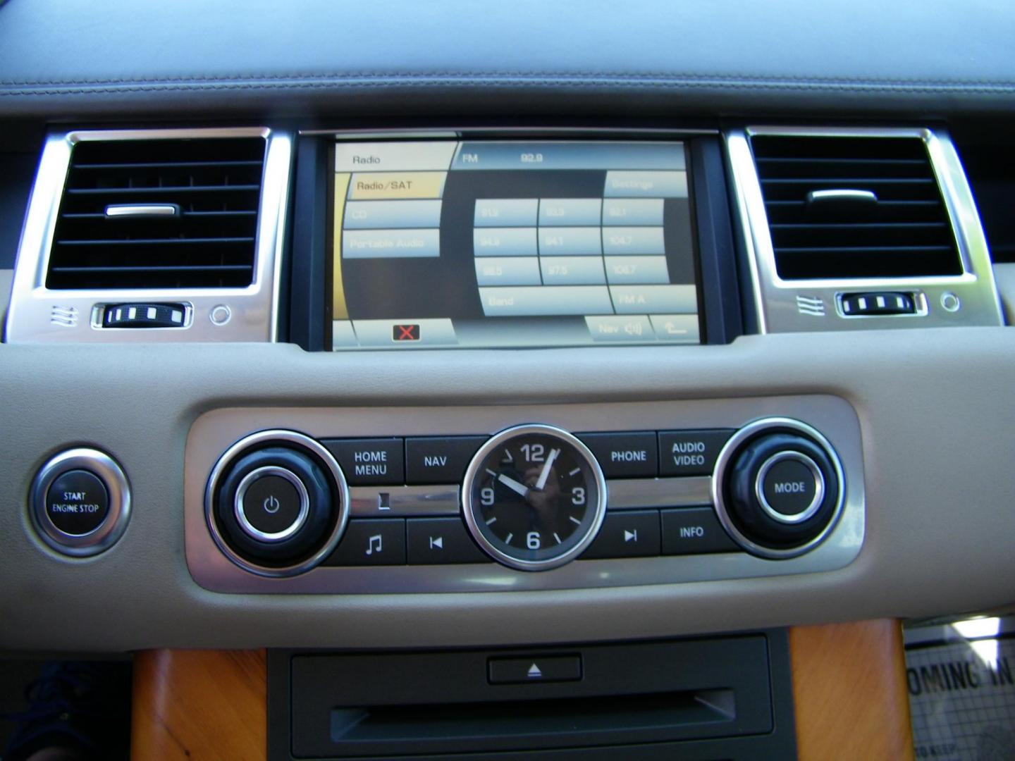 2011 Blue /Beige Land Rover Range Rover Sport HSE (SALSK2D43BA) with an 4.4L V8 DOHC 32V engine, 6-Speed Automatic transmission, located at 4000 Bee Ridge Road, Sarasota, FL, 34233, (941) 926-0300, 27.298664, -82.489151 - Photo#24