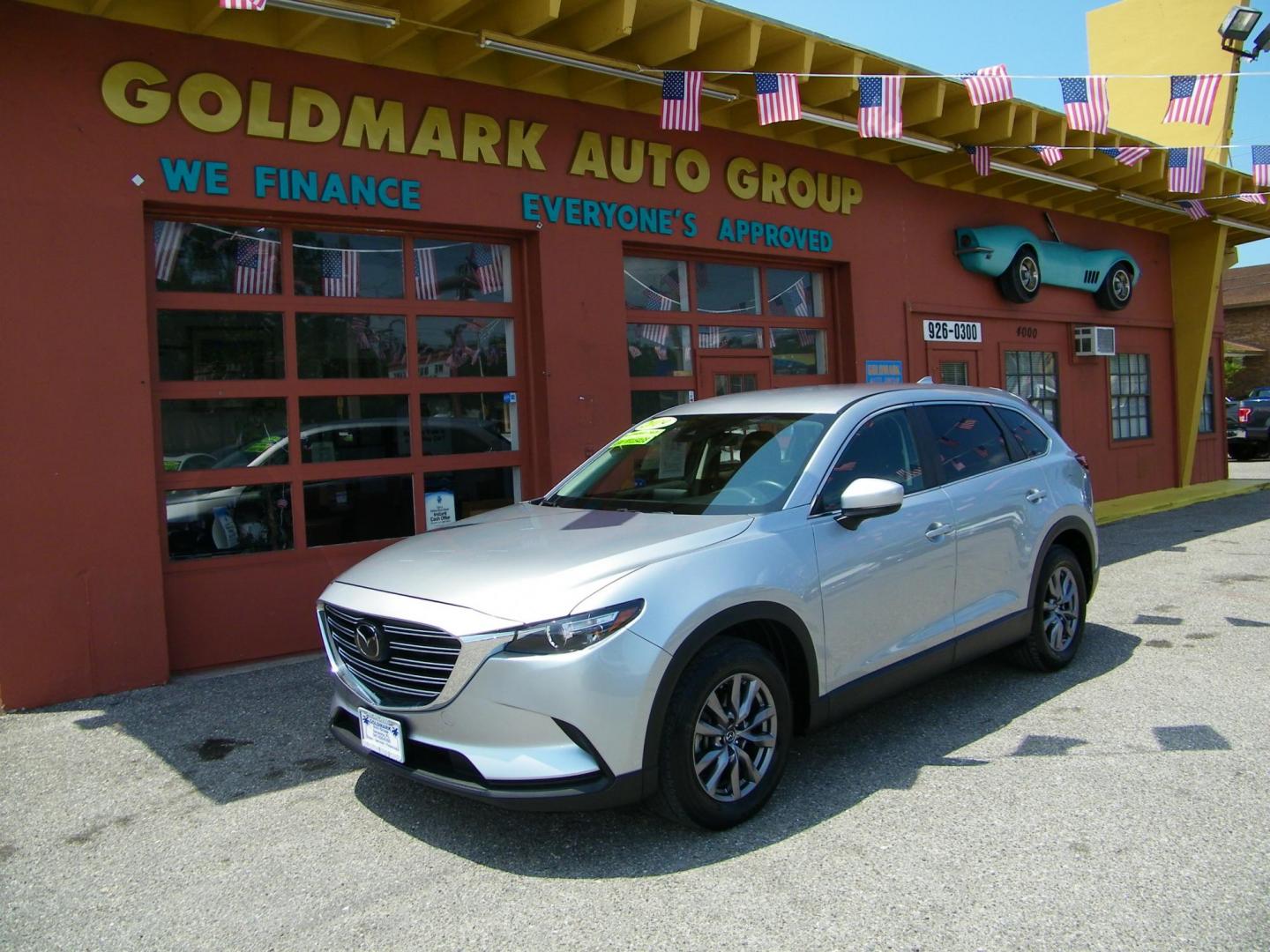 2019 Silver /Black Mazda CX-9 Sport AWD (JM3TCBBY4K0) with an 2.5L L4 DOHC 16V engine, 6A transmission, located at 4000 Bee Ridge Road, Sarasota, FL, 34233, (941) 926-0300, 27.298664, -82.489151 - Photo#0