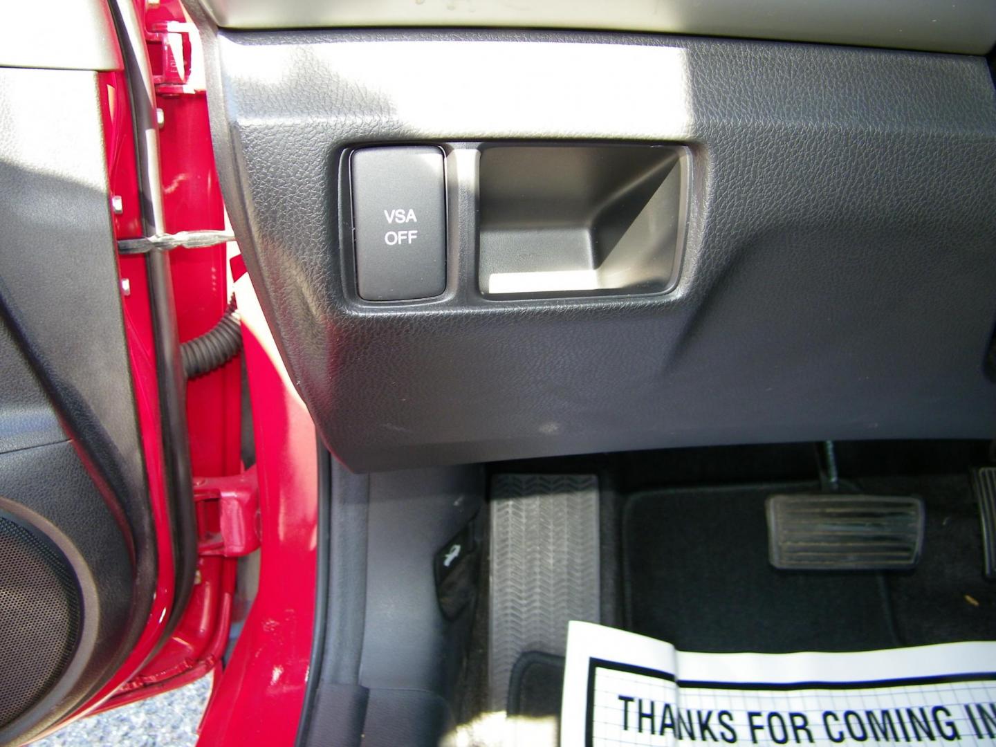 2009 Red /Black Honda Accord EX Coupe AT (1HGCS12759A) with an 2.4L L4 DOHC 16V engine, 5-Speed Automatic transmission, located at 4000 Bee Ridge Road, Sarasota, FL, 34233, (941) 926-0300, 27.298664, -82.489151 - Photo#16