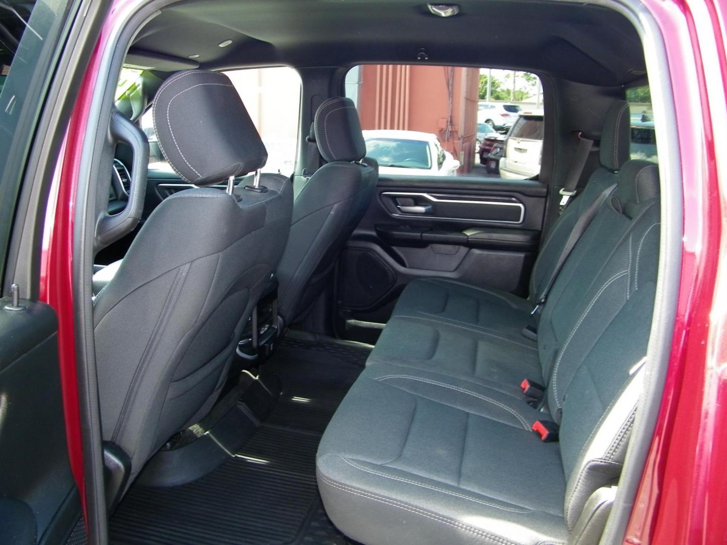 2020 Maroon /Black RAM 1500 Big Horn Crew Cab SWB 4WD (1C6SRFFT6LN) with an 5.7L V8 OHV 16V engine, 8A transmission, located at 4000 Bee Ridge Road, Sarasota, FL, 34233, (941) 926-0300, 27.298664, -82.489151 - Photo#11