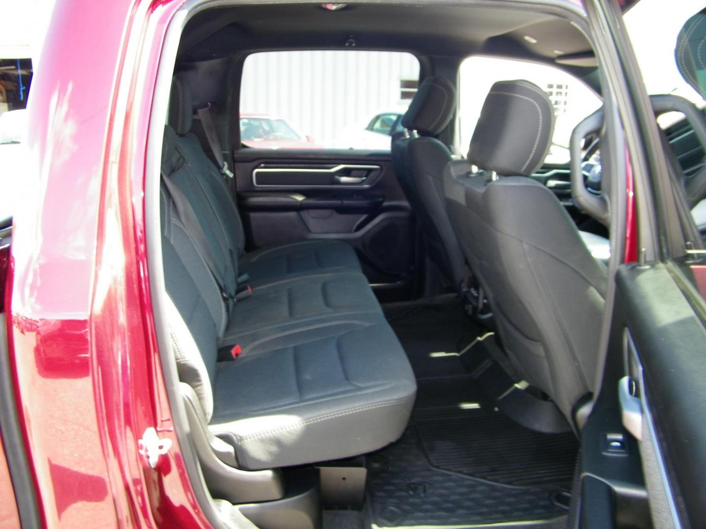 2020 Maroon /Black RAM 1500 Big Horn Crew Cab SWB 4WD (1C6SRFFT6LN) with an 5.7L V8 OHV 16V engine, 8A transmission, located at 4000 Bee Ridge Road, Sarasota, FL, 34233, (941) 926-0300, 27.298664, -82.489151 - Photo#13