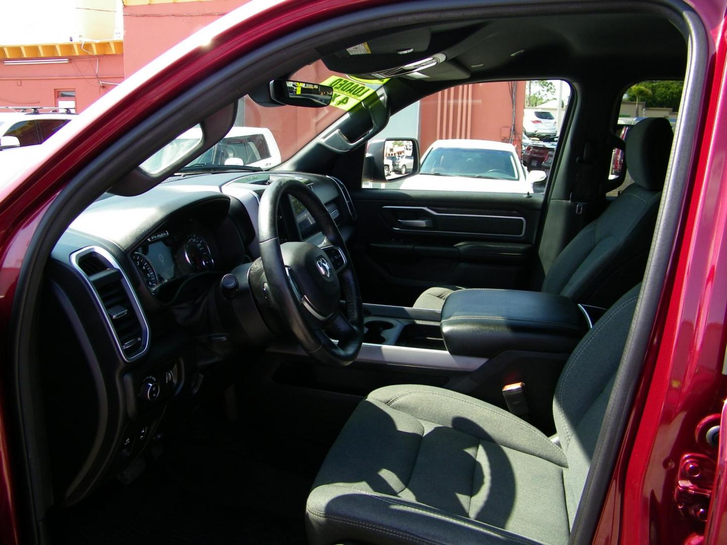2020 Maroon /Black RAM 1500 Big Horn Crew Cab SWB 4WD (1C6SRFFT6LN) with an 5.7L V8 OHV 16V engine, 8A transmission, located at 4000 Bee Ridge Road, Sarasota, FL, 34233, (941) 926-0300, 27.298664, -82.489151 - Photo#18