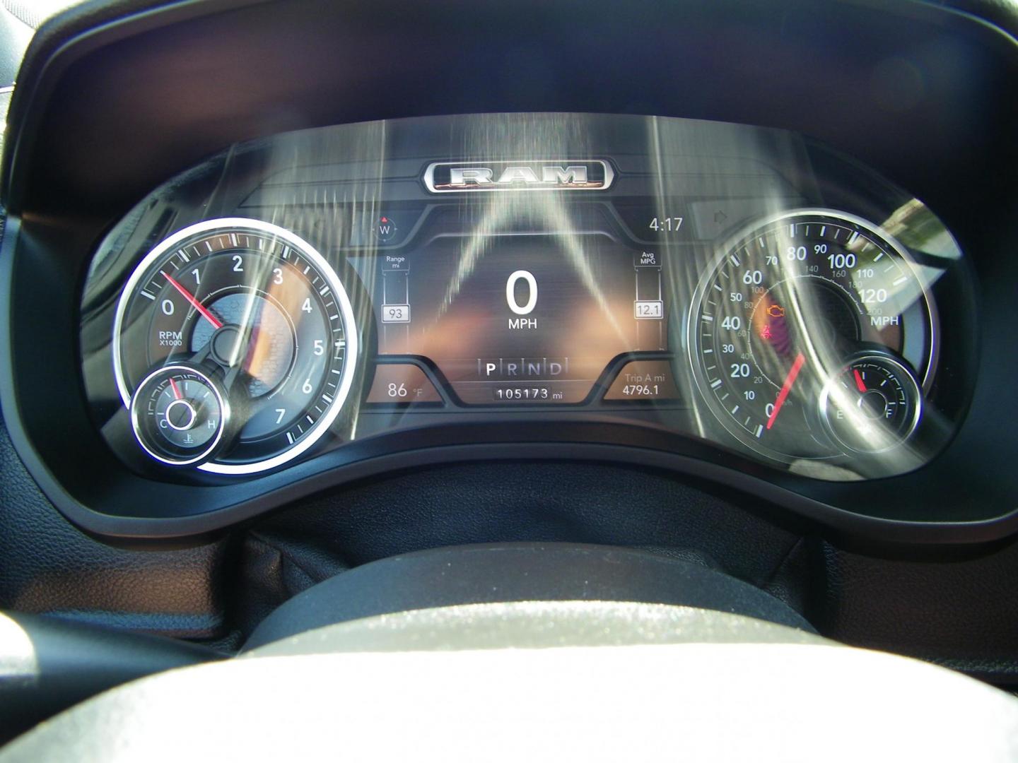 2020 Maroon /Black RAM 1500 Big Horn Crew Cab SWB 4WD (1C6SRFFT6LN) with an 5.7L V8 OHV 16V engine, 8A transmission, located at 4000 Bee Ridge Road, Sarasota, FL, 34233, (941) 926-0300, 27.298664, -82.489151 - Photo#26