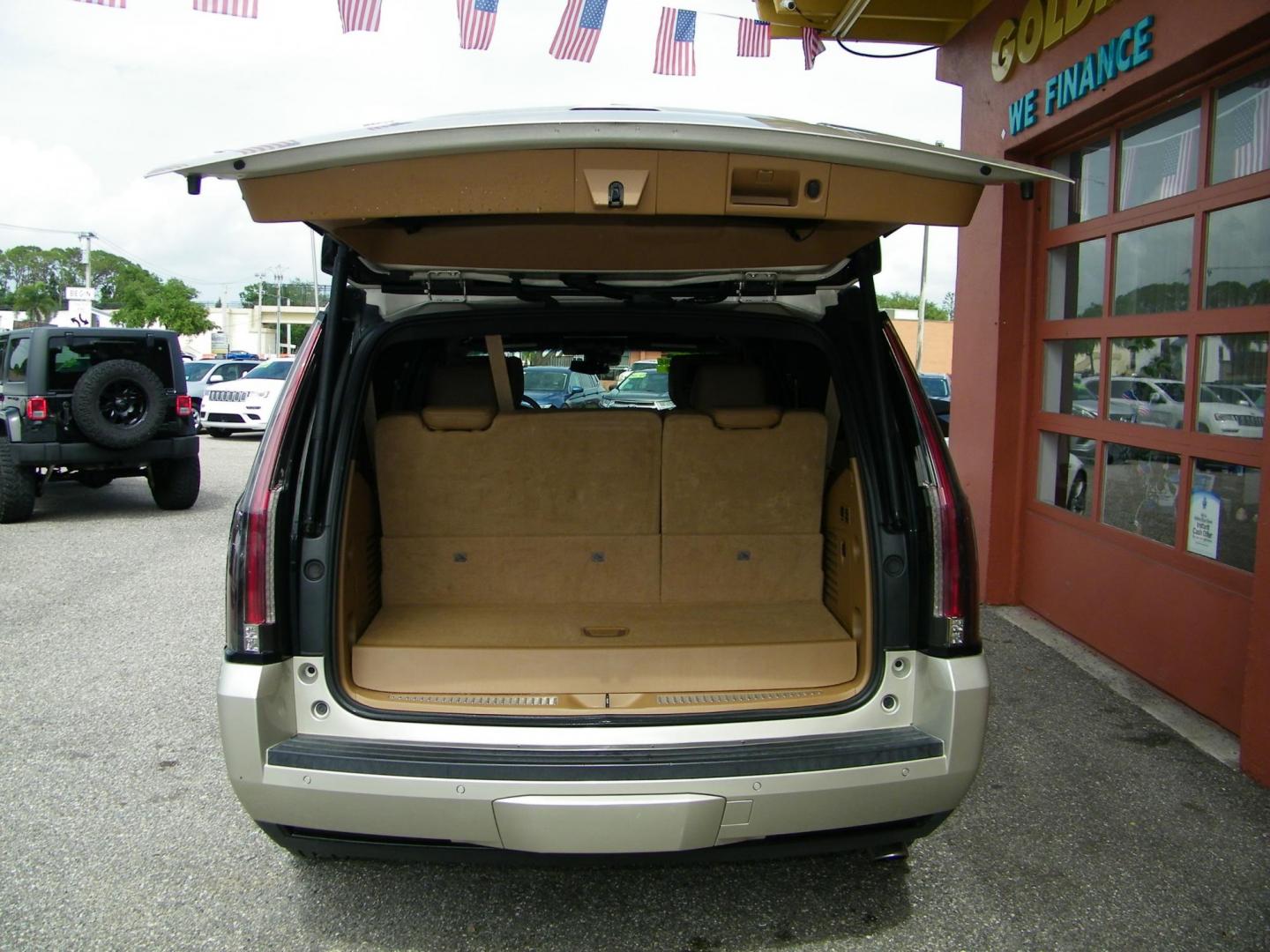 2017 Gold /Brown Cadillac Escalade Platinum 4WD (1GYS4DKJ7HR) with an 6.2L V8 OHV 16V FFV engine, 8A transmission, located at 4000 Bee Ridge Road, Sarasota, FL, 34233, (941) 926-0300, 27.298664, -82.489151 - Photo#7