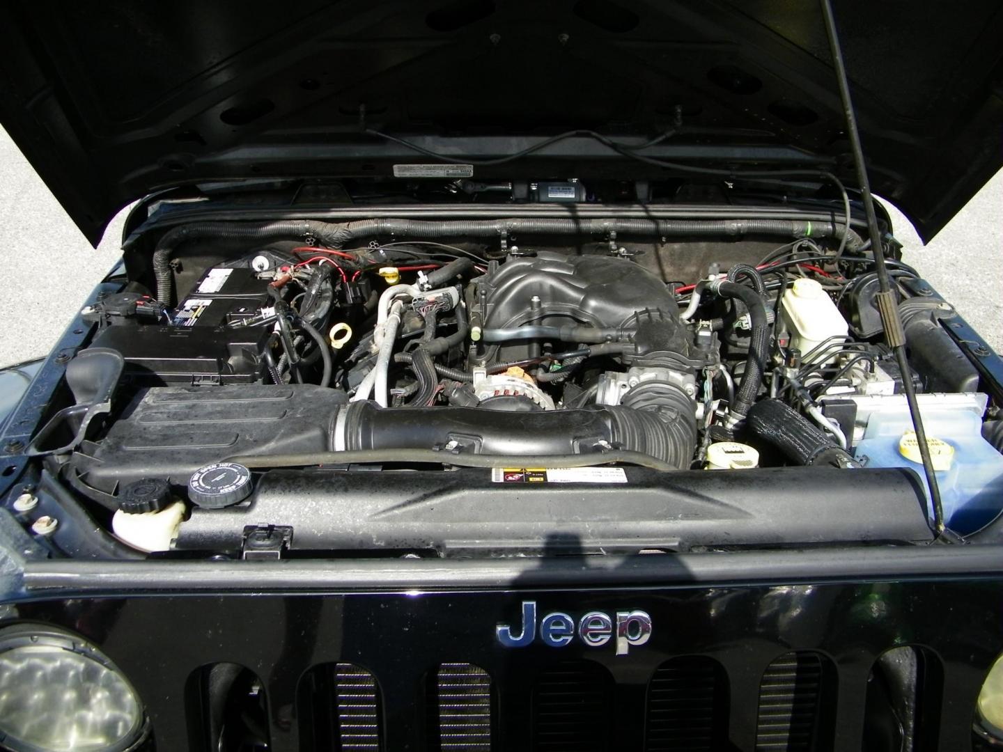 2014 Black /Black Jeep Wrangler Unlimited Sport 4WD (1C4BJWDG5EL) with an 3.6L V6 DOHC 24V FFV engine, Automatic transmission, located at 4000 Bee Ridge Road, Sarasota, FL, 34233, (941) 926-0300, 27.298664, -82.489151 - Photo#9