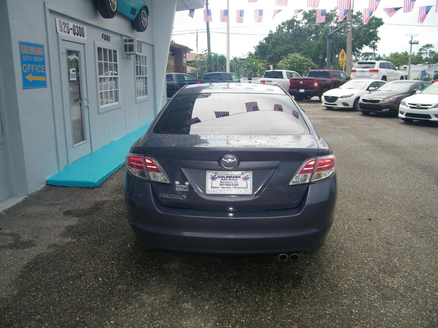 2010 Grey /Black Mazda MAZDA6 I Grand Touring (1YVHZ8BH4A5) with an 2.5L L4 DOHC 16V engine, 5-Speed Automatic transmission, located at 4000 Bee Ridge Road, Sarasota, FL, 34233, (941) 926-0300, 27.298664, -82.489151 - Photo#1
