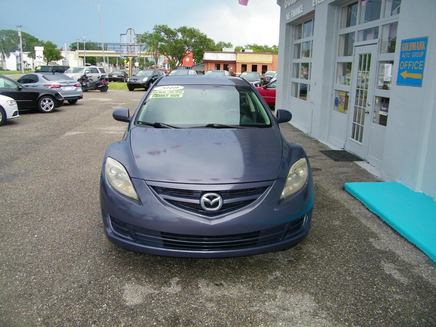 2010 Grey /Black Mazda MAZDA6 I Grand Touring (1YVHZ8BH4A5) with an 2.5L L4 DOHC 16V engine, 5-Speed Automatic transmission, located at 4000 Bee Ridge Road, Sarasota, FL, 34233, (941) 926-0300, 27.298664, -82.489151 - Photo#4