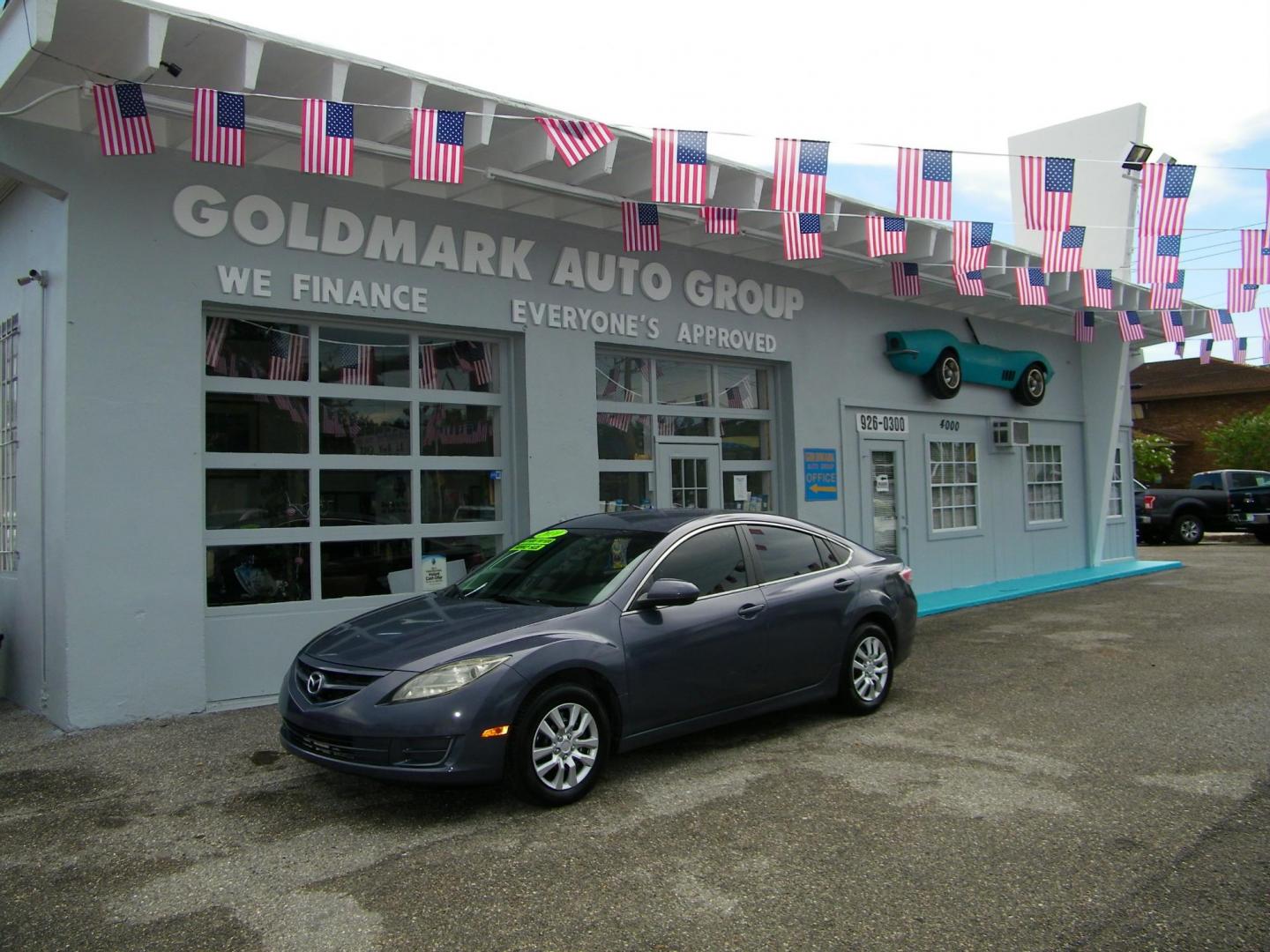 2010 Grey /Black Mazda MAZDA6 I Grand Touring (1YVHZ8BH4A5) with an 2.5L L4 DOHC 16V engine, 5-Speed Automatic transmission, located at 4000 Bee Ridge Road, Sarasota, FL, 34233, (941) 926-0300, 27.298664, -82.489151 - Photo#0