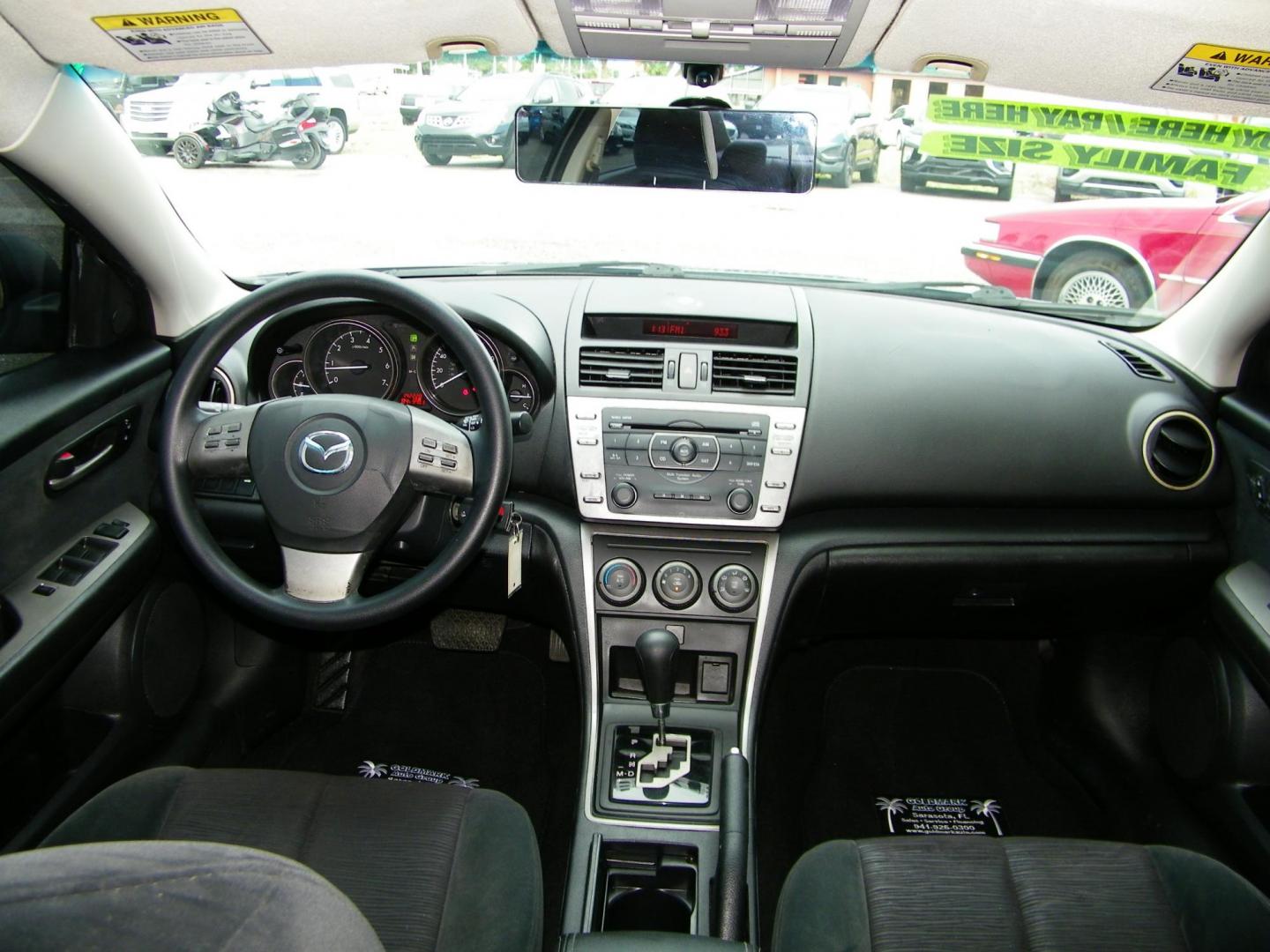 2010 Grey /Black Mazda MAZDA6 I Grand Touring (1YVHZ8BH4A5) with an 2.5L L4 DOHC 16V engine, 5-Speed Automatic transmission, located at 4000 Bee Ridge Road, Sarasota, FL, 34233, (941) 926-0300, 27.298664, -82.489151 - Photo#11