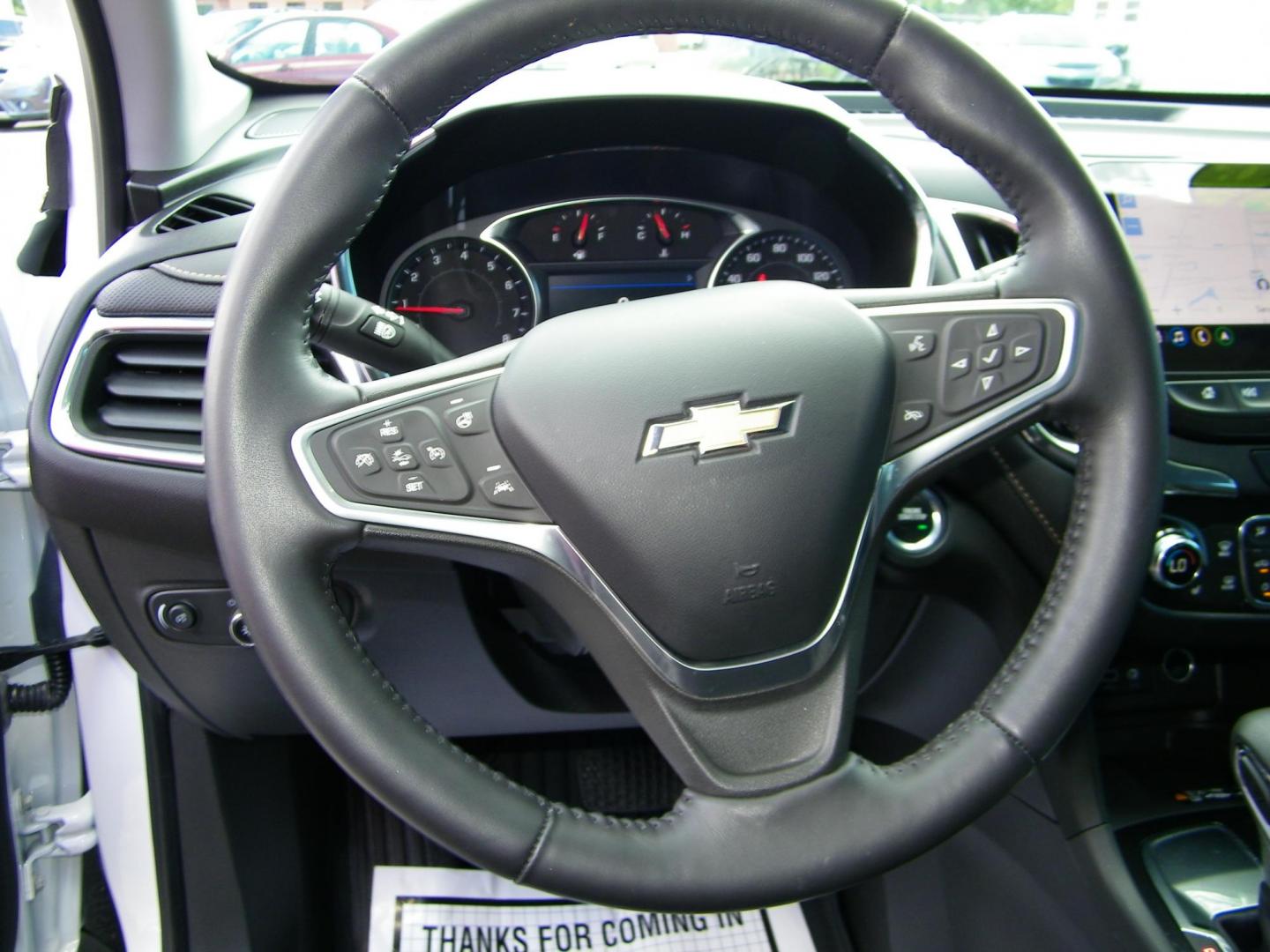 2022 White /Black Chevrolet Equinox Premier (3GNAXNEV8NS) with an 1.5L L4 DOHC 16V TURBO engine, 6A transmission, located at 4000 Bee Ridge Road, Sarasota, FL, 34233, (941) 926-0300, 27.298664, -82.489151 - Photo#22