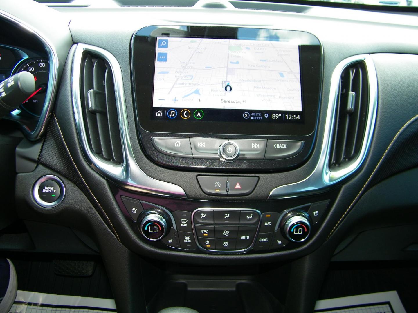 2022 White /Black Chevrolet Equinox Premier (3GNAXNEV8NS) with an 1.5L L4 DOHC 16V TURBO engine, 6A transmission, located at 4000 Bee Ridge Road, Sarasota, FL, 34233, (941) 926-0300, 27.298664, -82.489151 - Photo#28