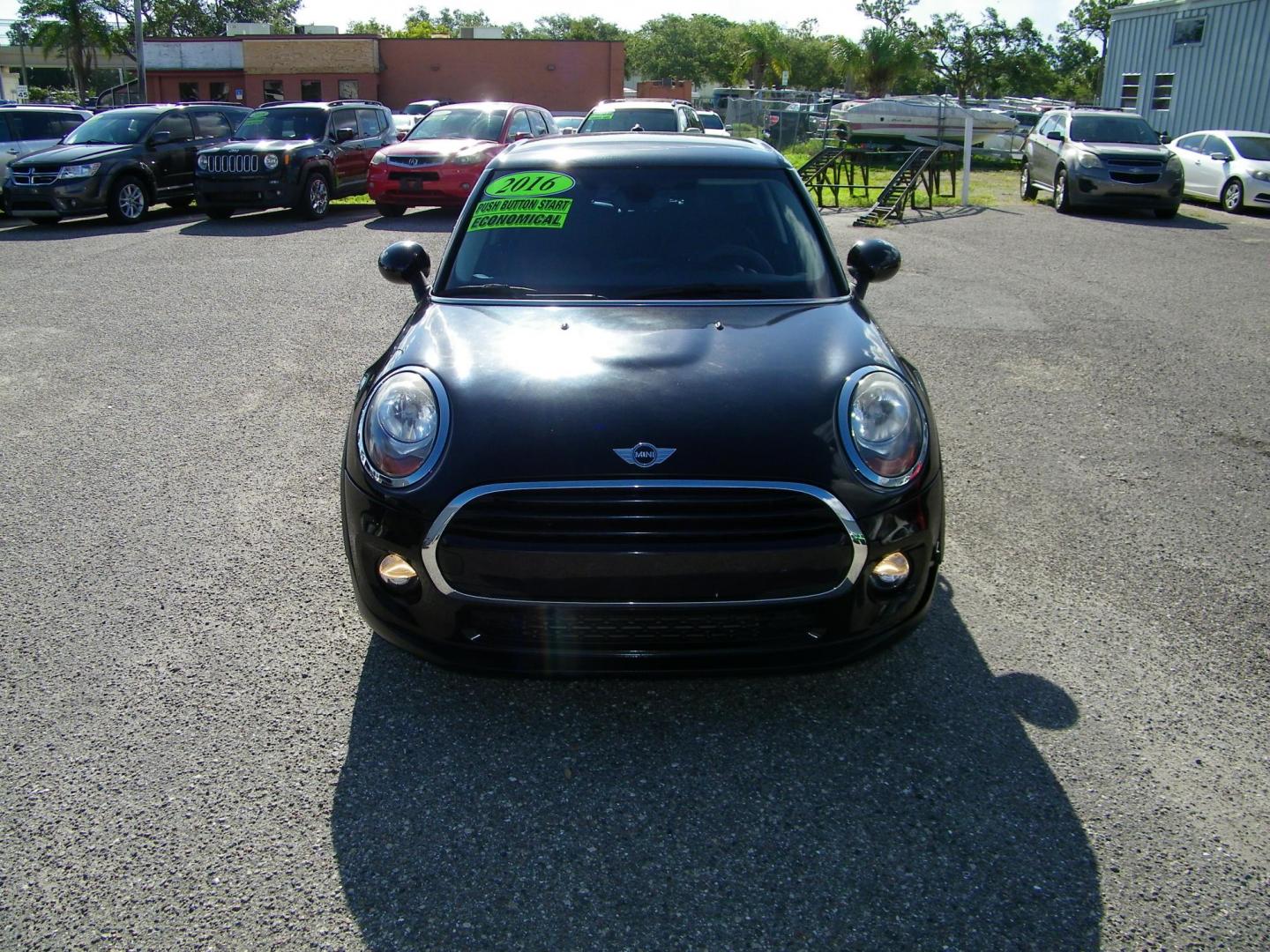 2016 Black /Black Mini Cooper 3-Door (WMWXU1C55G2) with an 1.6L L4 DOHC 16V TURBO engine, Automatic transmission, located at 4000 Bee Ridge Road, Sarasota, FL, 34233, (941) 926-0300, 27.298664, -82.489151 - Photo#1