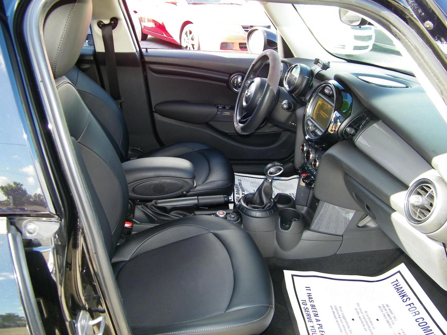 2016 Black /Black Mini Cooper 3-Door (WMWXU1C55G2) with an 1.6L L4 DOHC 16V TURBO engine, Automatic transmission, located at 4000 Bee Ridge Road, Sarasota, FL, 34233, (941) 926-0300, 27.298664, -82.489151 - Photo#14