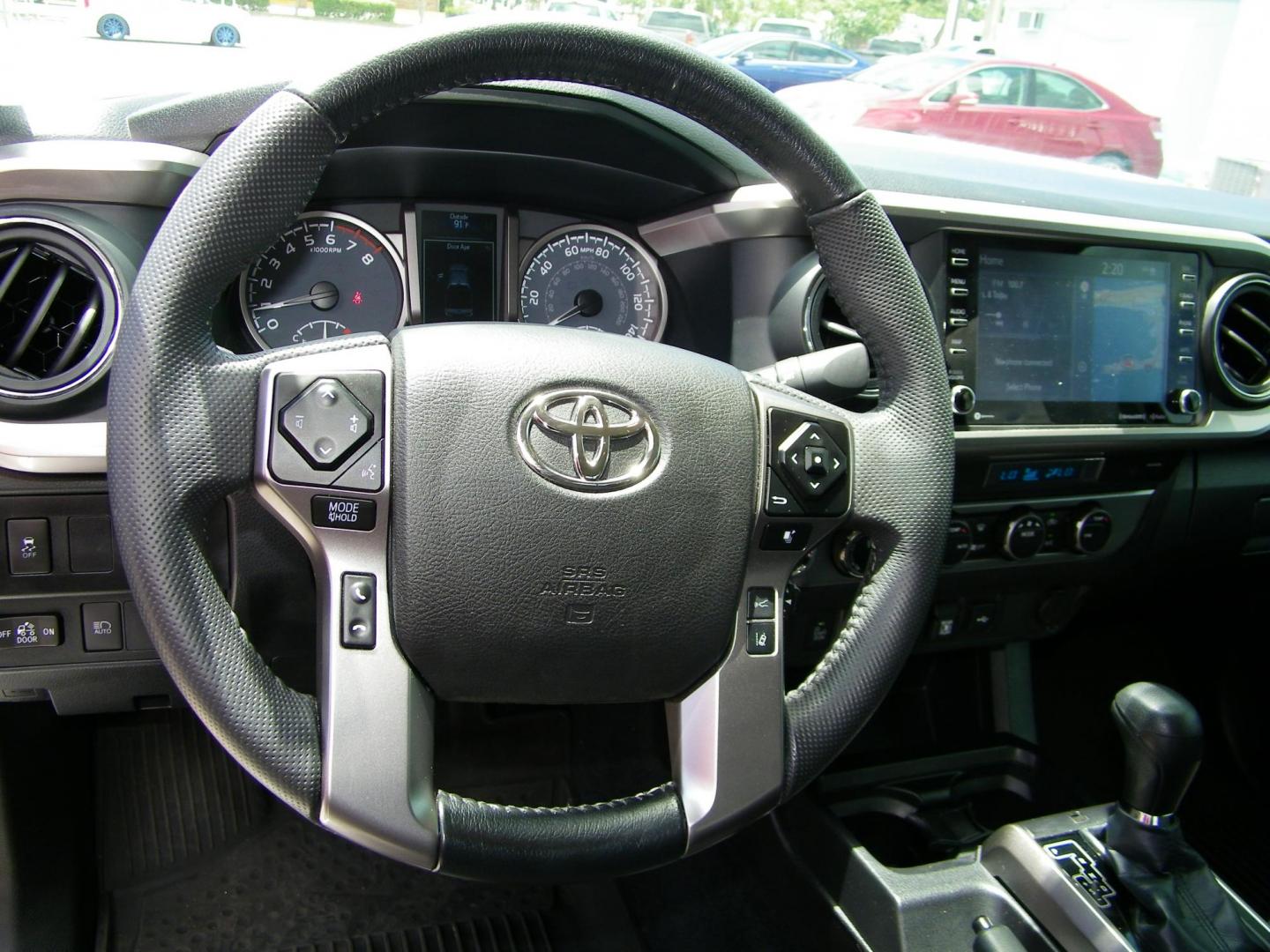 2023 White /Black Toyota Tacoma SR5 Double Cab Long Bed V6 6AT 4WD (3TYCZ5AN3PT) with an 3.5L V6 DOHC 24V engine, 6A transmission, located at 4000 Bee Ridge Road, Sarasota, FL, 34233, (941) 926-0300, 27.298664, -82.489151 - Photo#18