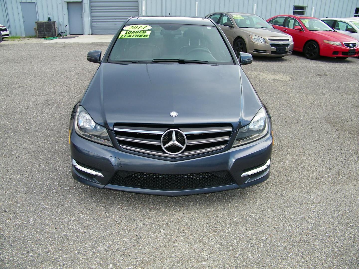2014 Gray /Black Mercedes-Benz C-Class C300 4MATIC Sport Sedan (WDDGF8AB0ER) with an 3.0L V6 DOHC 24V engine, 7-Speed Automatic transmission, located at 4000 Bee Ridge Road, Sarasota, FL, 34233, (941) 926-0300, 27.298664, -82.489151 - Photo#1