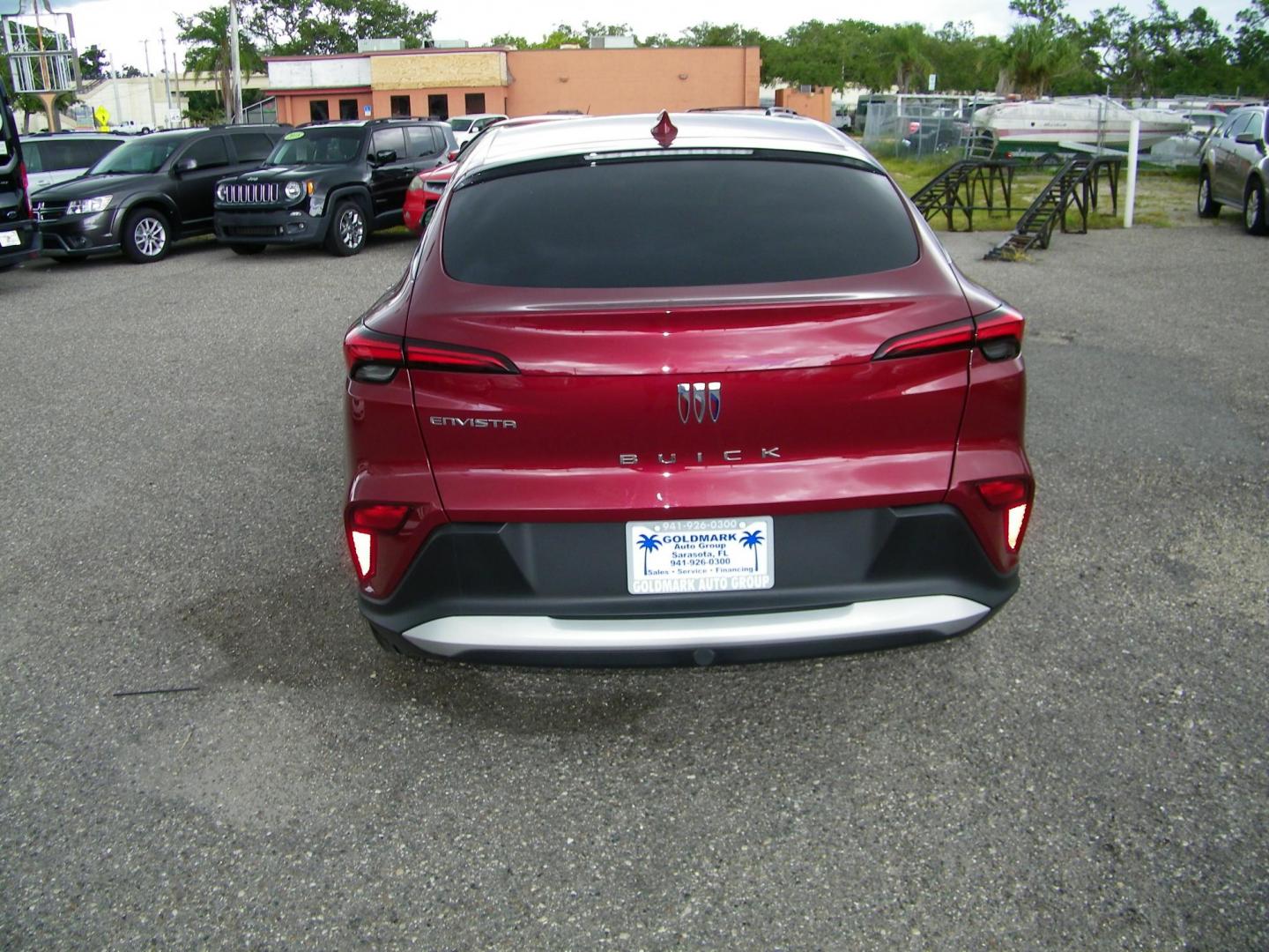 2024 Red /Beige Buick Envista Preferred (KL47LAE25RB) with an 1.2L L3 TURBO engine, 6A transmission, located at 4000 Bee Ridge Road, Sarasota, FL, 34233, (941) 926-0300, 27.298664, -82.489151 - Photo#4