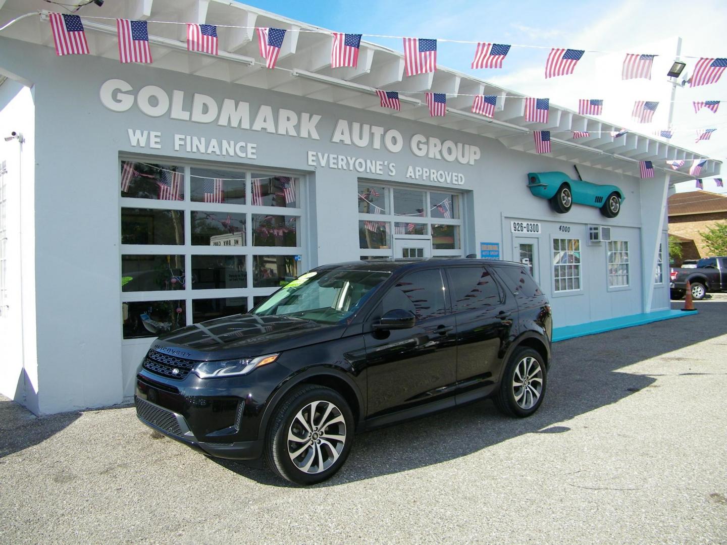 2020 Black /Black Land Rover Discovery Sport SE (SALCP2FX8LH) with an 2.0L L4 DOHC 16V engine, 9A transmission, located at 4000 Bee Ridge Road, Sarasota, FL, 34233, (941) 926-0300, 27.298664, -82.489151 - Photo#0