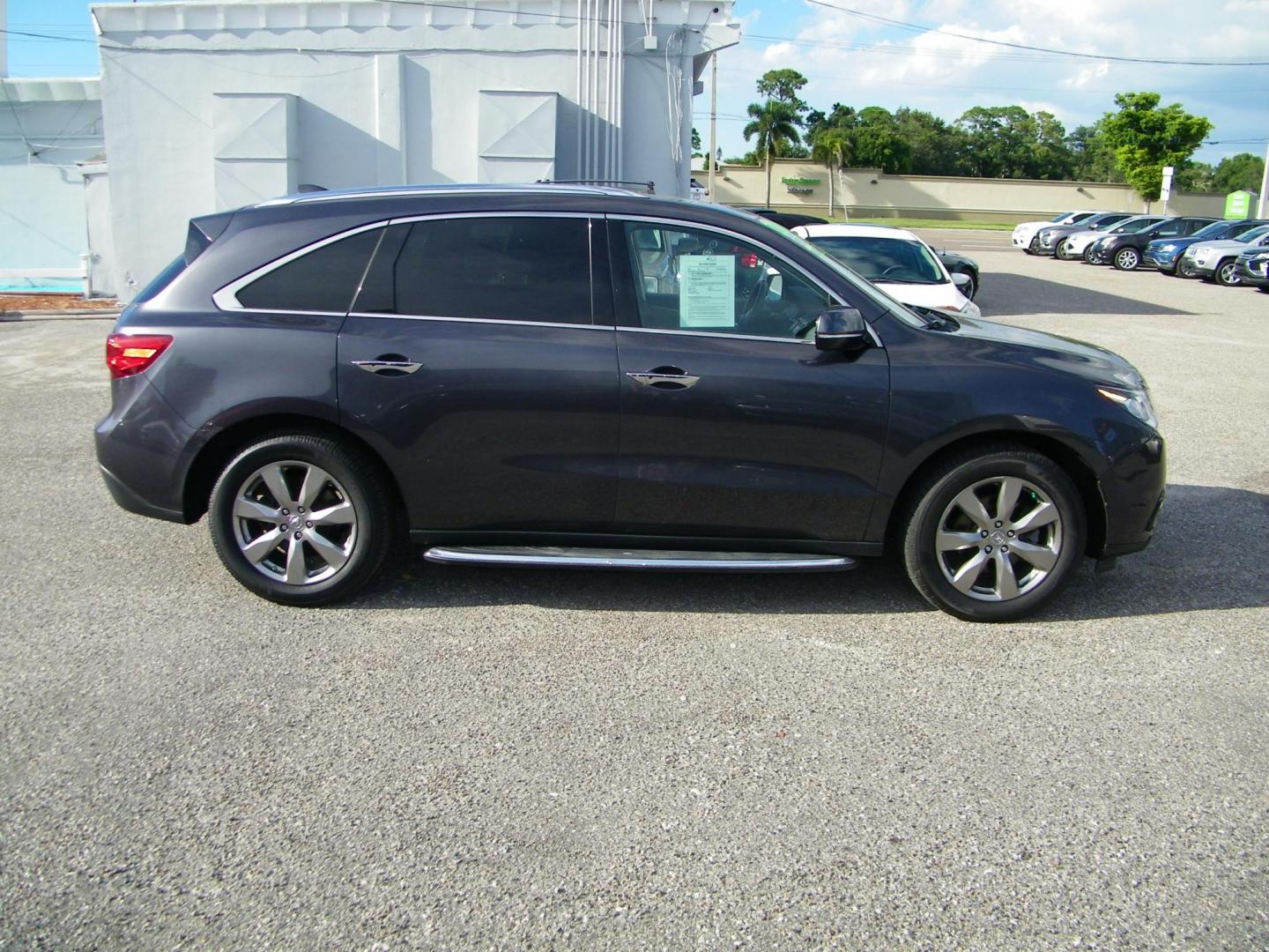 2016 Gray /Beige Acura MDX 9-Spd AT SH-AWD w/Advance Package (5FRYD4H95GB) with an 3.5L V6 SOHC 24V engine, 9-Speed Automatic transmission, located at 4000 Bee Ridge Road, Sarasota, FL, 34233, (941) 926-0300, 27.298664, -82.489151 - Photo#6