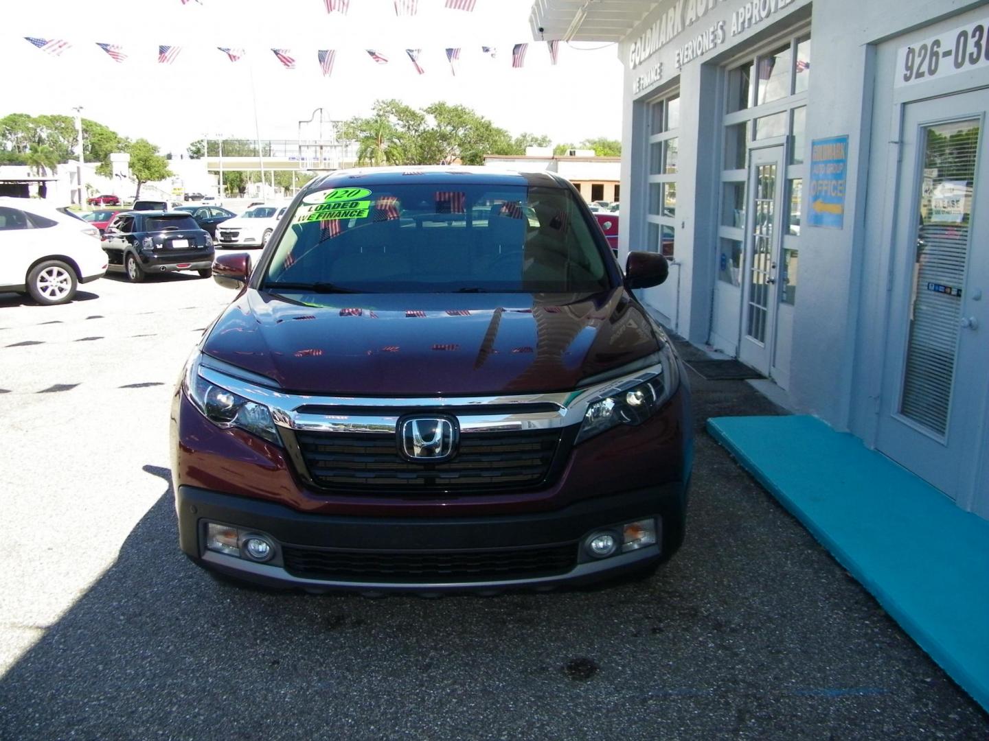 2020 Maroon /Beige Honda Ridgeline RTL-E AWD (5FPYK3F70LB) with an 3.5L V6 SOHC 24V engine, 6A transmission, located at 4000 Bee Ridge Road, Sarasota, FL, 34233, (941) 926-0300, 27.298664, -82.489151 - Photo#5