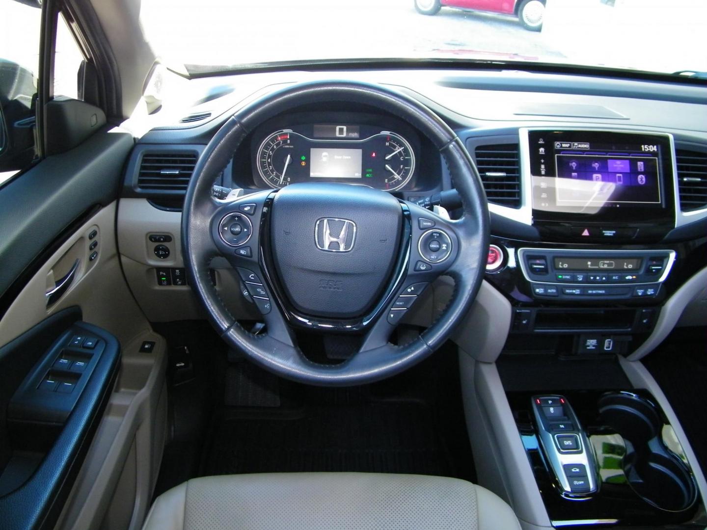 2020 Maroon /Beige Honda Ridgeline RTL-E AWD (5FPYK3F70LB) with an 3.5L V6 SOHC 24V engine, 6A transmission, located at 4000 Bee Ridge Road, Sarasota, FL, 34233, (941) 926-0300, 27.298664, -82.489151 - Photo#14