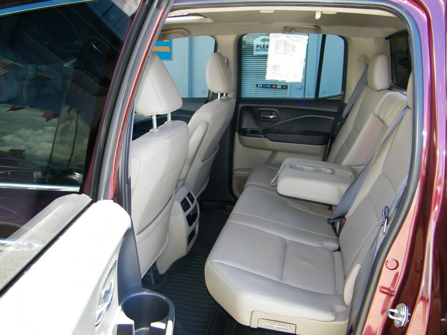 2020 Maroon /Beige Honda Ridgeline RTL-E AWD (5FPYK3F70LB) with an 3.5L V6 SOHC 24V engine, 6A transmission, located at 4000 Bee Ridge Road, Sarasota, FL, 34233, (941) 926-0300, 27.298664, -82.489151 - Photo#15