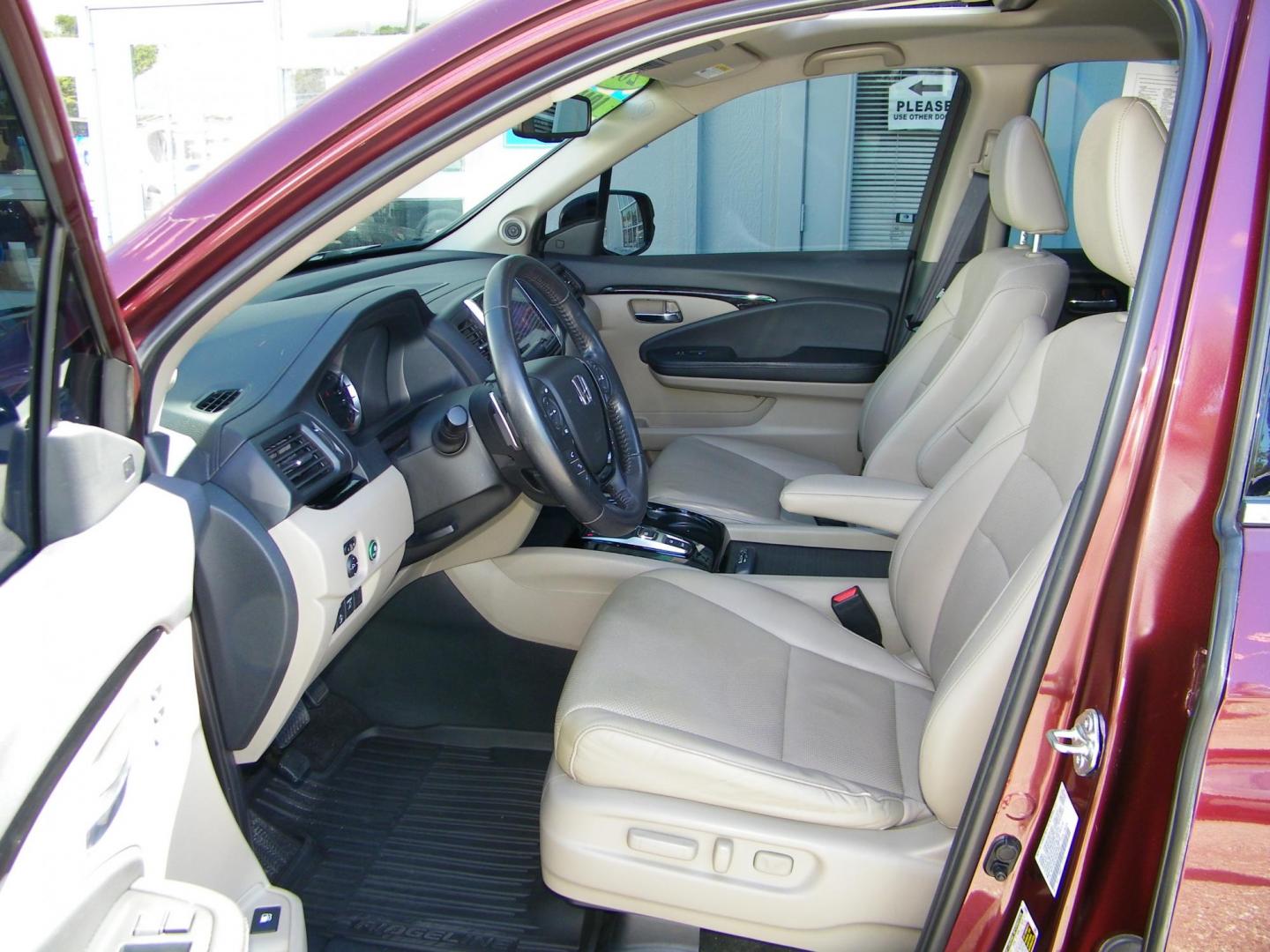 2020 Maroon /Beige Honda Ridgeline RTL-E AWD (5FPYK3F70LB) with an 3.5L V6 SOHC 24V engine, 6A transmission, located at 4000 Bee Ridge Road, Sarasota, FL, 34233, (941) 926-0300, 27.298664, -82.489151 - Photo#16