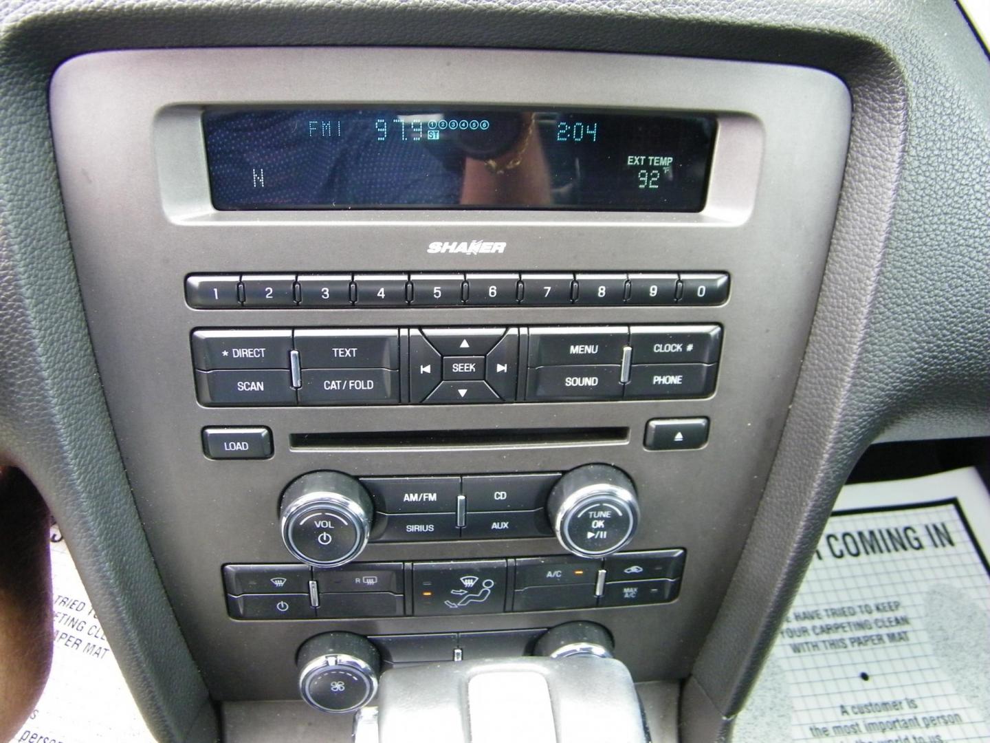 2010 Grey /Black Ford Mustang V6 Coupe (1ZVBP8AN9A5) with an 4.0L V6 OHC 12V engine, Automatic transmission, located at 4000 Bee Ridge Road, Sarasota, FL, 34233, (941) 926-0300, 27.298664, -82.489151 - Photo#20