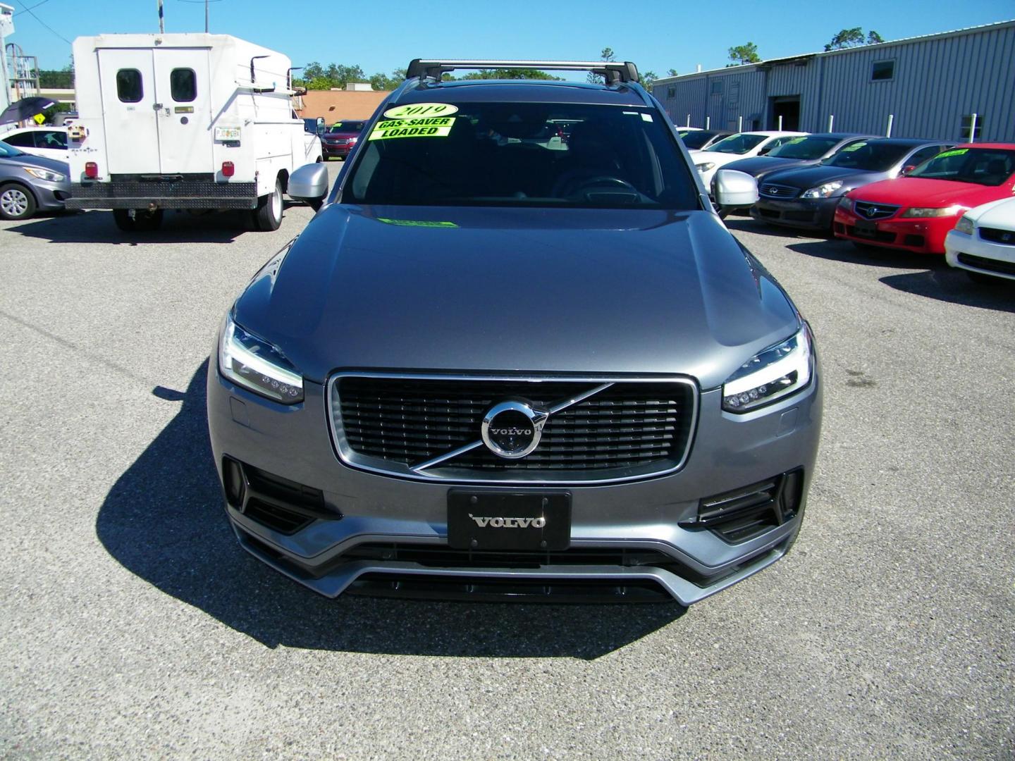 2019 Grey /Gray Volvo XC90 T8 R-Design Twin Engine Plug-In Hybrid (YV4BR0CM9K1) with an 2.0L L4 DOHC 16V HYBRID engine, Automatic transmission, located at 4000 Bee Ridge Road, Sarasota, FL, 34233, (941) 926-0300, 27.298664, -82.489151 - Photo#1