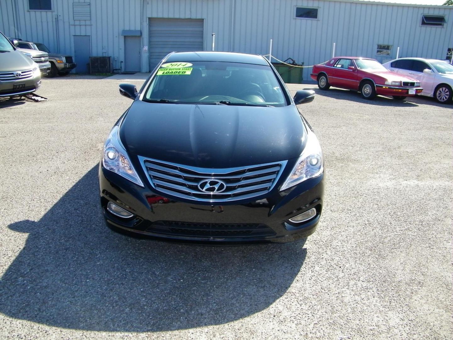 2014 Black /Black Hyundai Azera Limited (KMHFH4JG7EA) with an 3.3L V6 DOHC 24V engine, 6-Speed Automatic transmission, located at 4000 Bee Ridge Road, Sarasota, FL, 34233, (941) 926-0300, 27.298664, -82.489151 - Photo#1