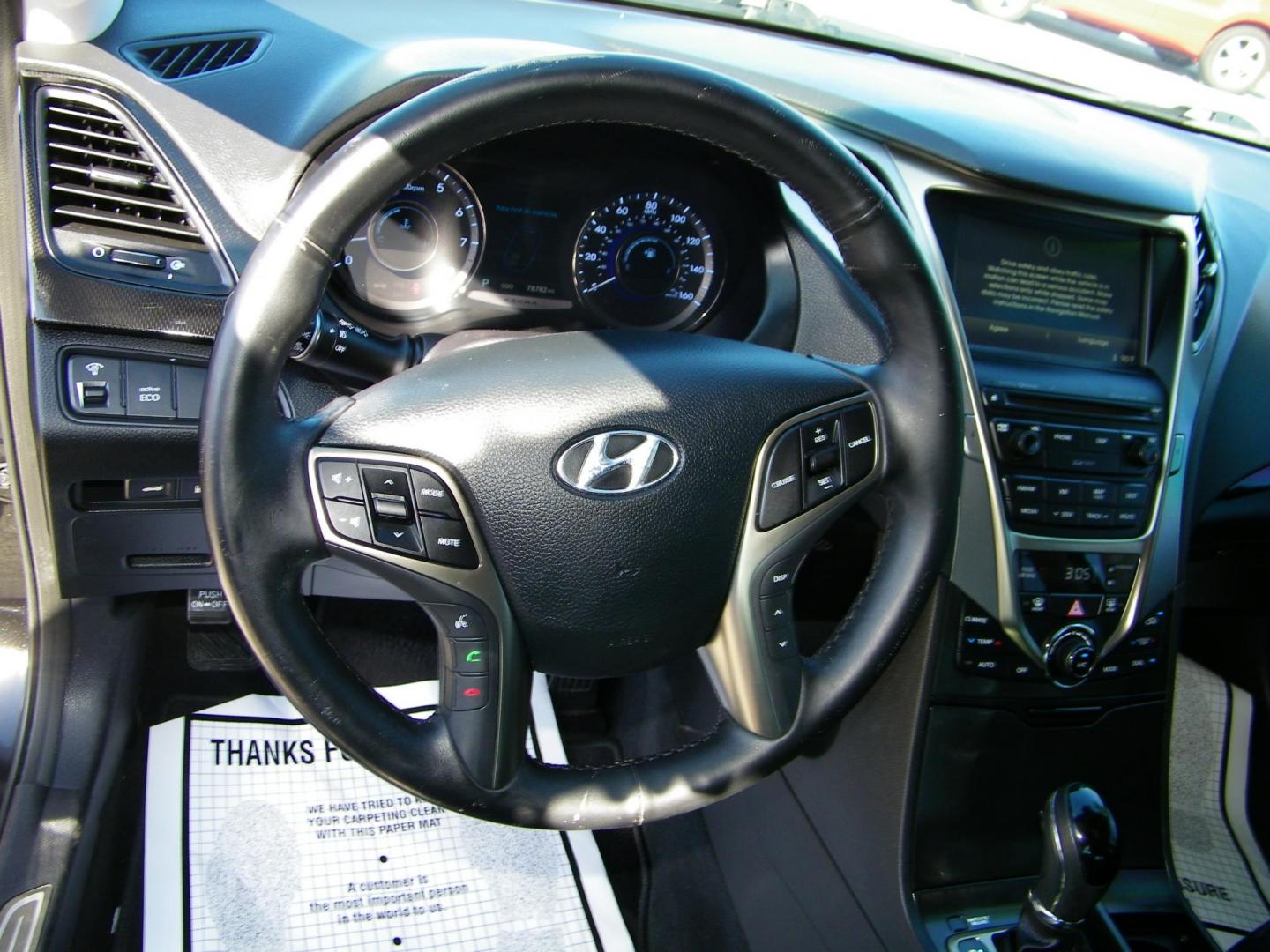 2014 Black /Black Hyundai Azera Limited (KMHFH4JG7EA) with an 3.3L V6 DOHC 24V engine, 6-Speed Automatic transmission, located at 4000 Bee Ridge Road, Sarasota, FL, 34233, (941) 926-0300, 27.298664, -82.489151 - Photo#18