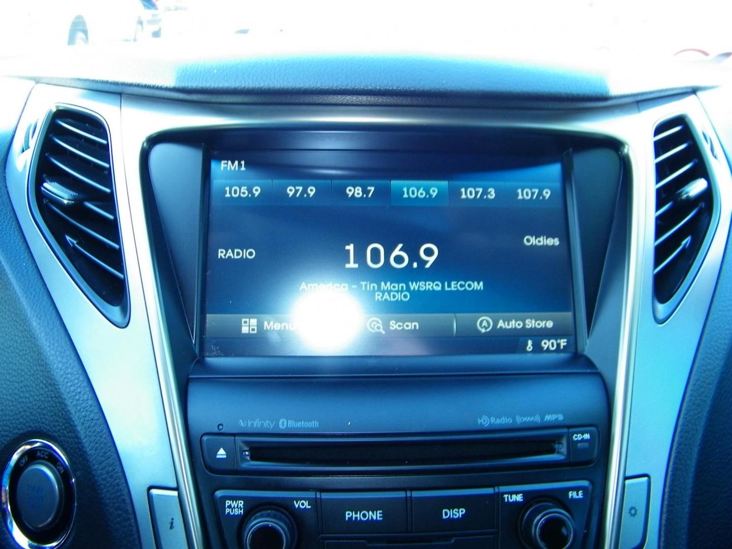 2014 Black /Black Hyundai Azera Limited (KMHFH4JG7EA) with an 3.3L V6 DOHC 24V engine, 6-Speed Automatic transmission, located at 4000 Bee Ridge Road, Sarasota, FL, 34233, (941) 926-0300, 27.298664, -82.489151 - Photo#24