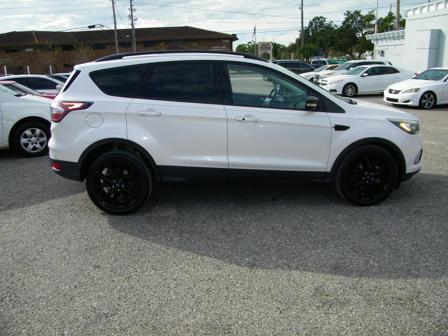 2017 WHITE /Black Ford Escape Titanium 4WD (1FMCU9J98HU) with an 2.0L L4 DOHC 16V engine, 6A transmission, located at 4000 Bee Ridge Road, Sarasota, FL, 34233, (941) 926-0300, 27.298664, -82.489151 - Photo#6